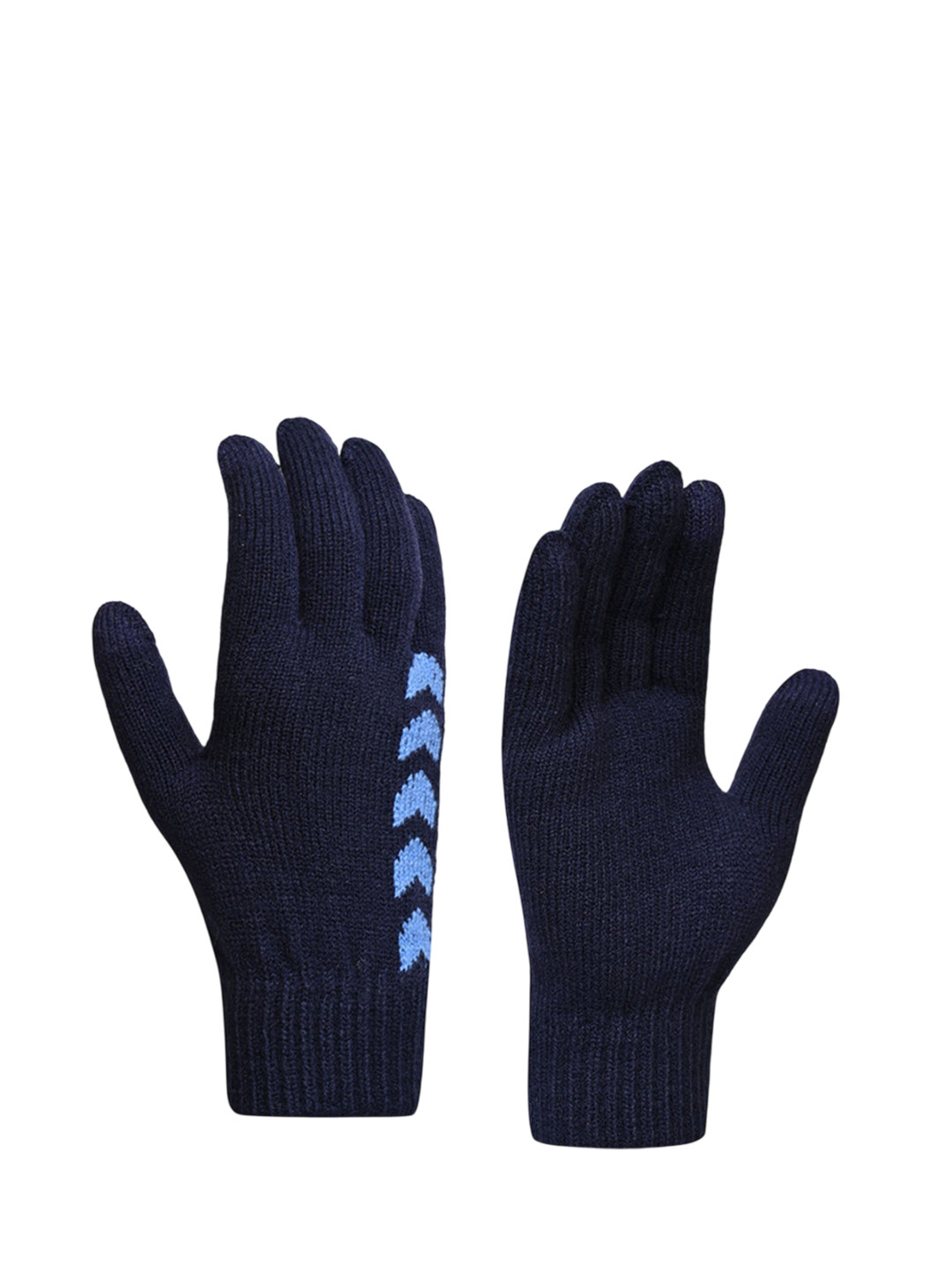 LOOM LEGACY Men Winter Wear Patterned Touchscreen Gloves