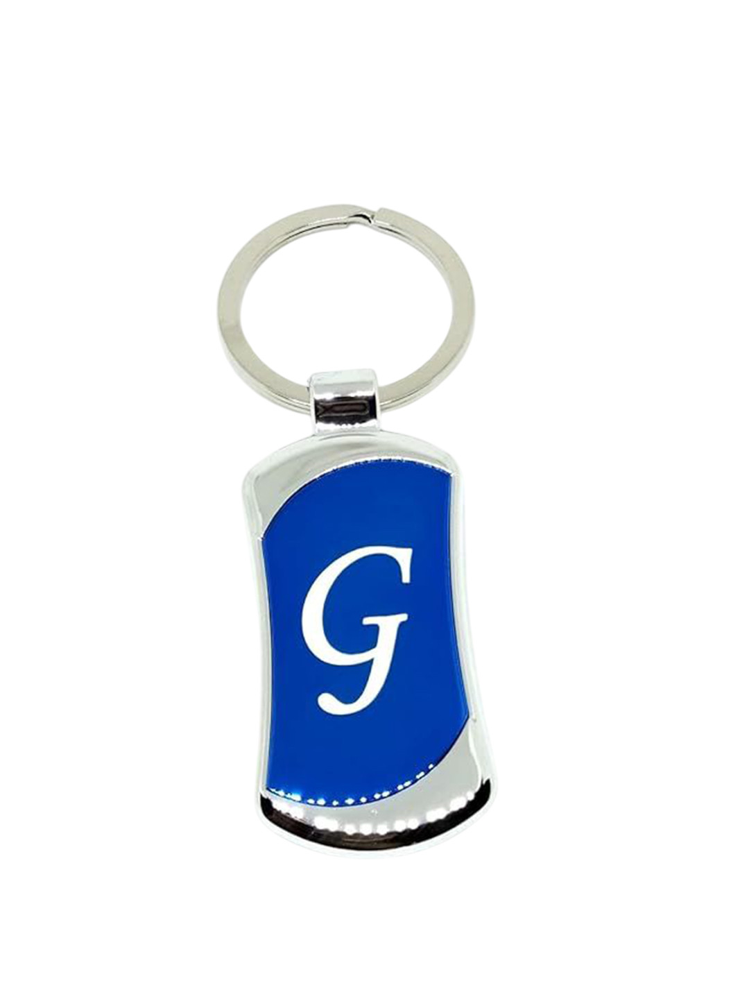 AUGEN Stainless Steel Alphabet Letter G Printed Key Chain