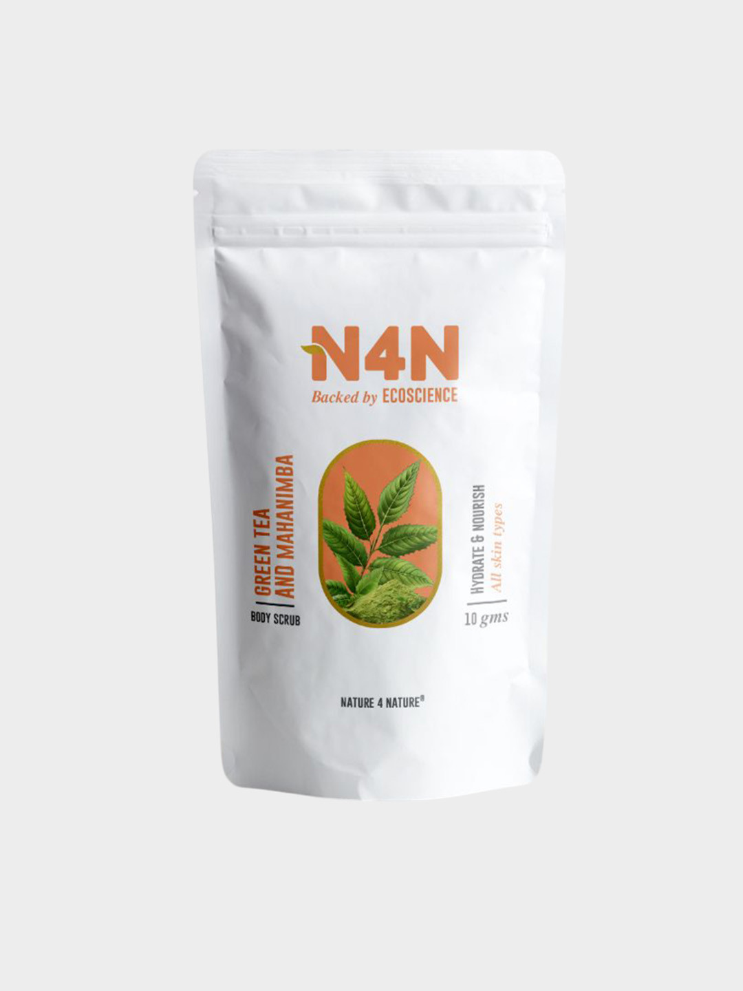 N4N Green Tea & Mahanimba Body Scrub- 10 g