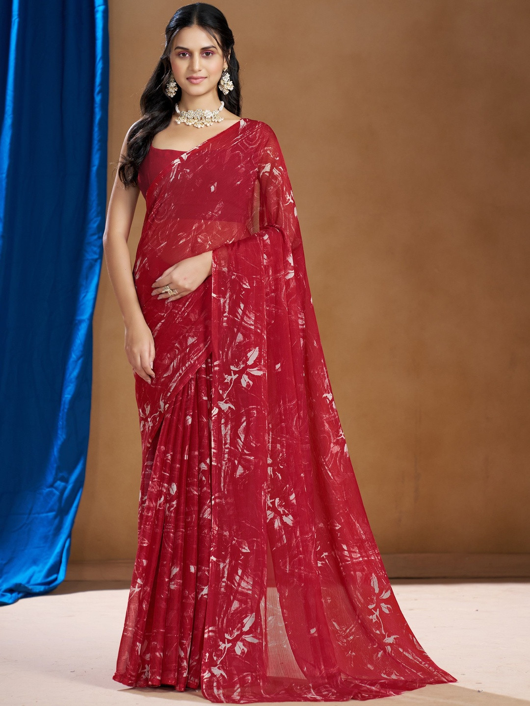 Garden Vareli Pure Chiffon Saree