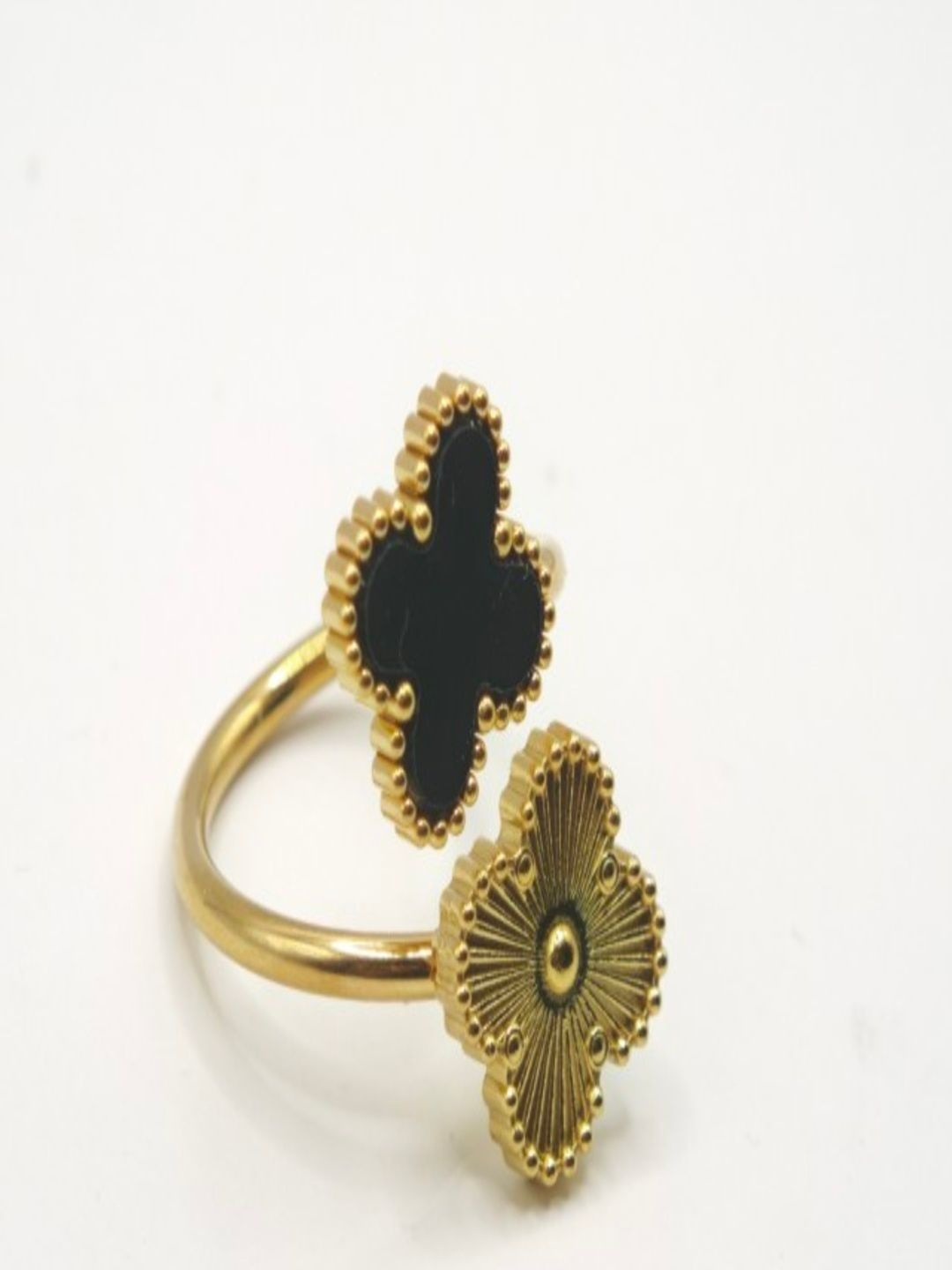 SAPRAA TRENDS Women Anti Tarnish Stainless Steel Korean Finger Ring