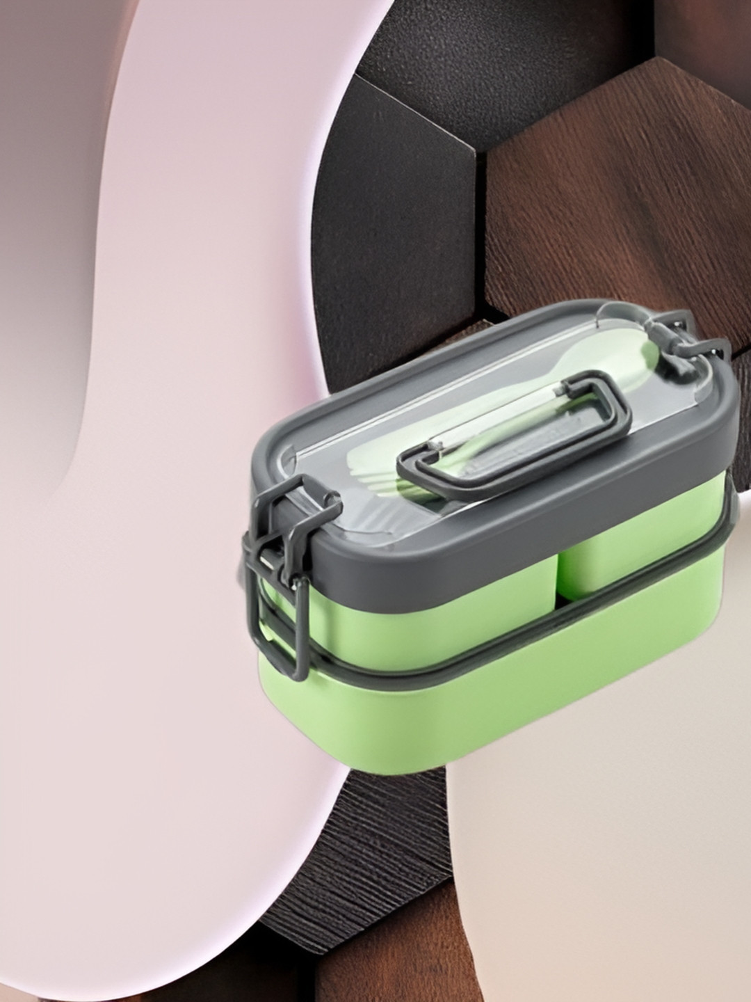 EVITA Green Easy to Clean Lunch Box