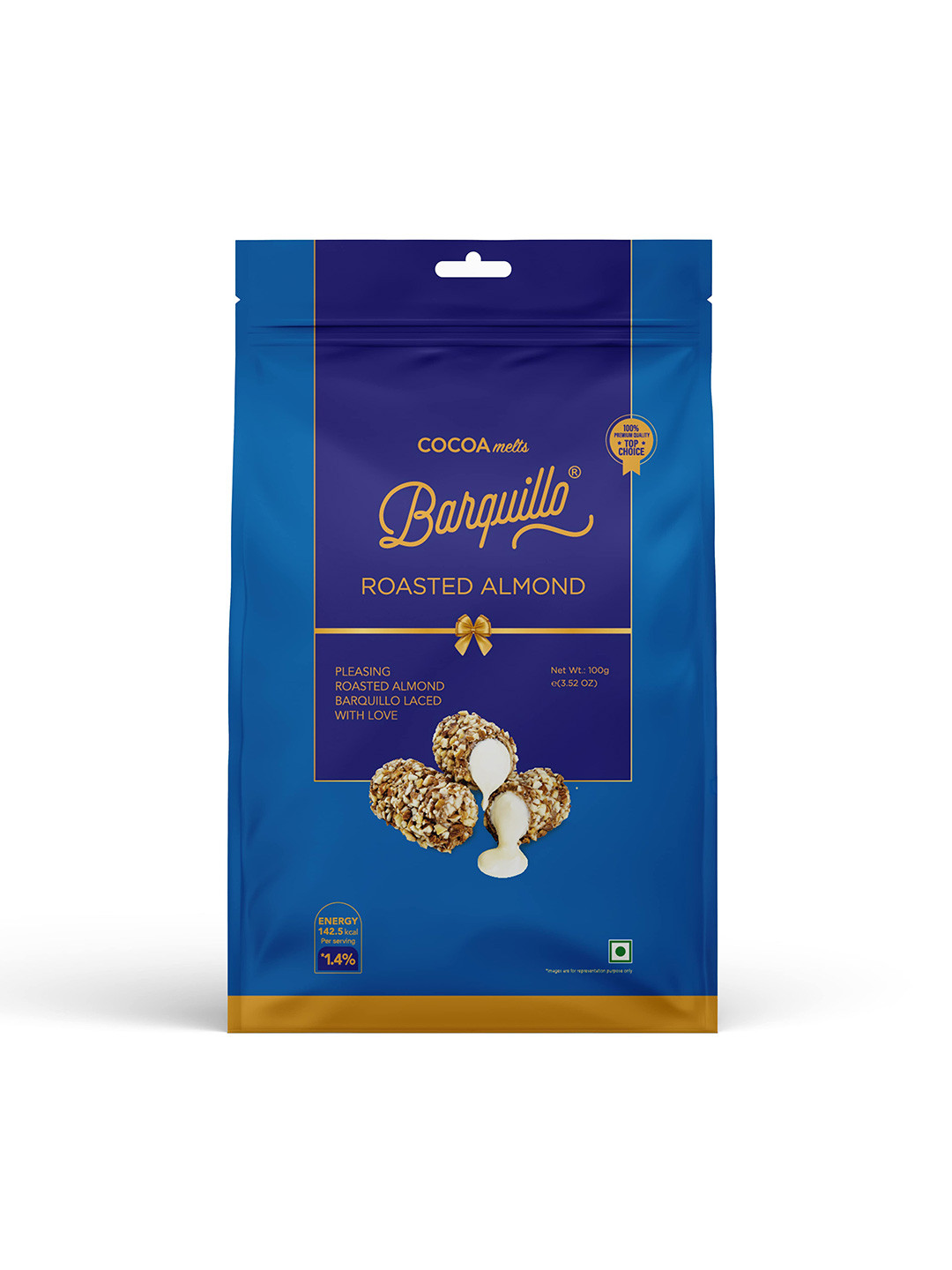 Barquillo 5 Pcs Premium Roasted Almond Chocolates-100g