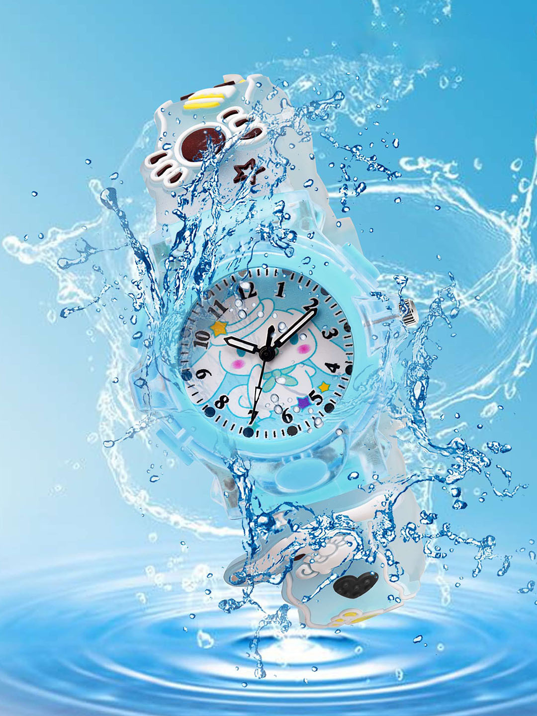 KIDSUN Boys Dial & Straps Analogue Multi Function Watch 903_SKYBLUE_SKYBLUE