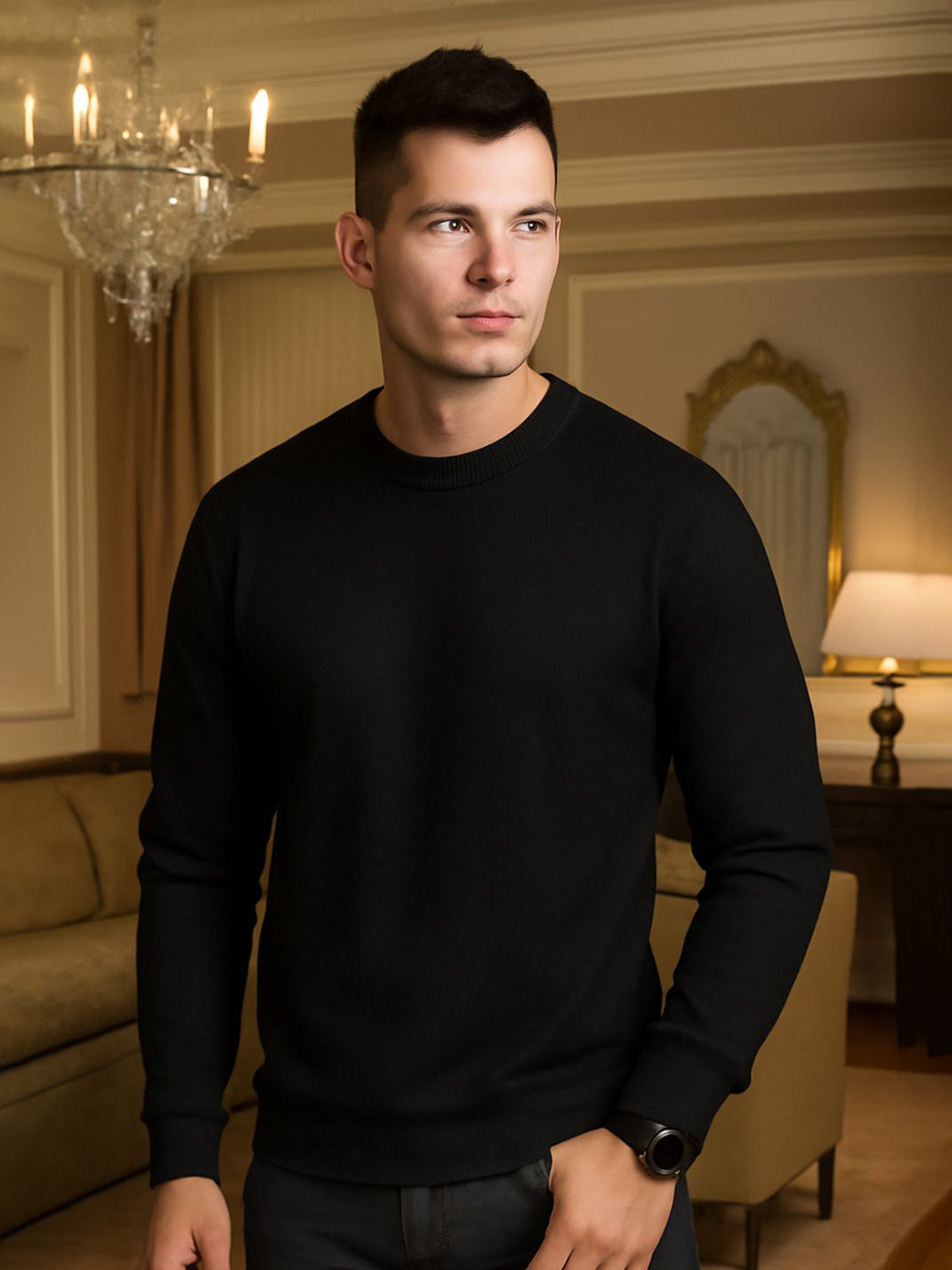 PERSONALITEE Men Pullover Sweatshirt