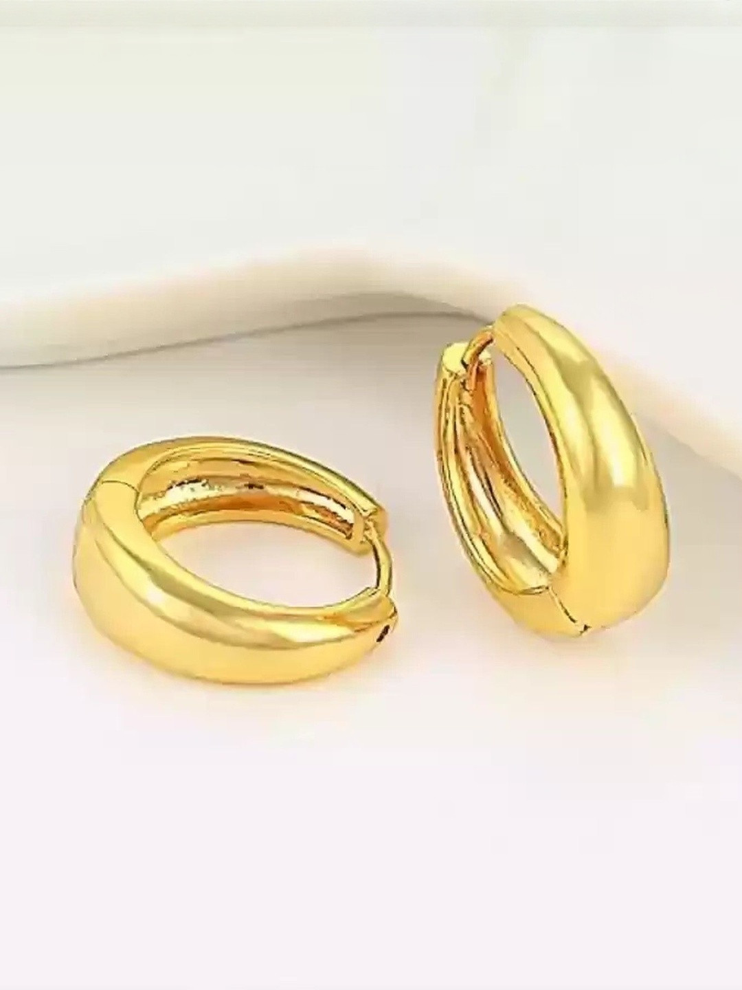 SHREE KRISHNA SHOPPING  Gold-Plated Metal Earrings