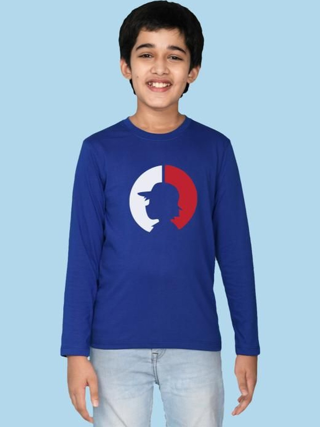 NUSYL Boys Double Vision Theme Printed Cotton Tshirts