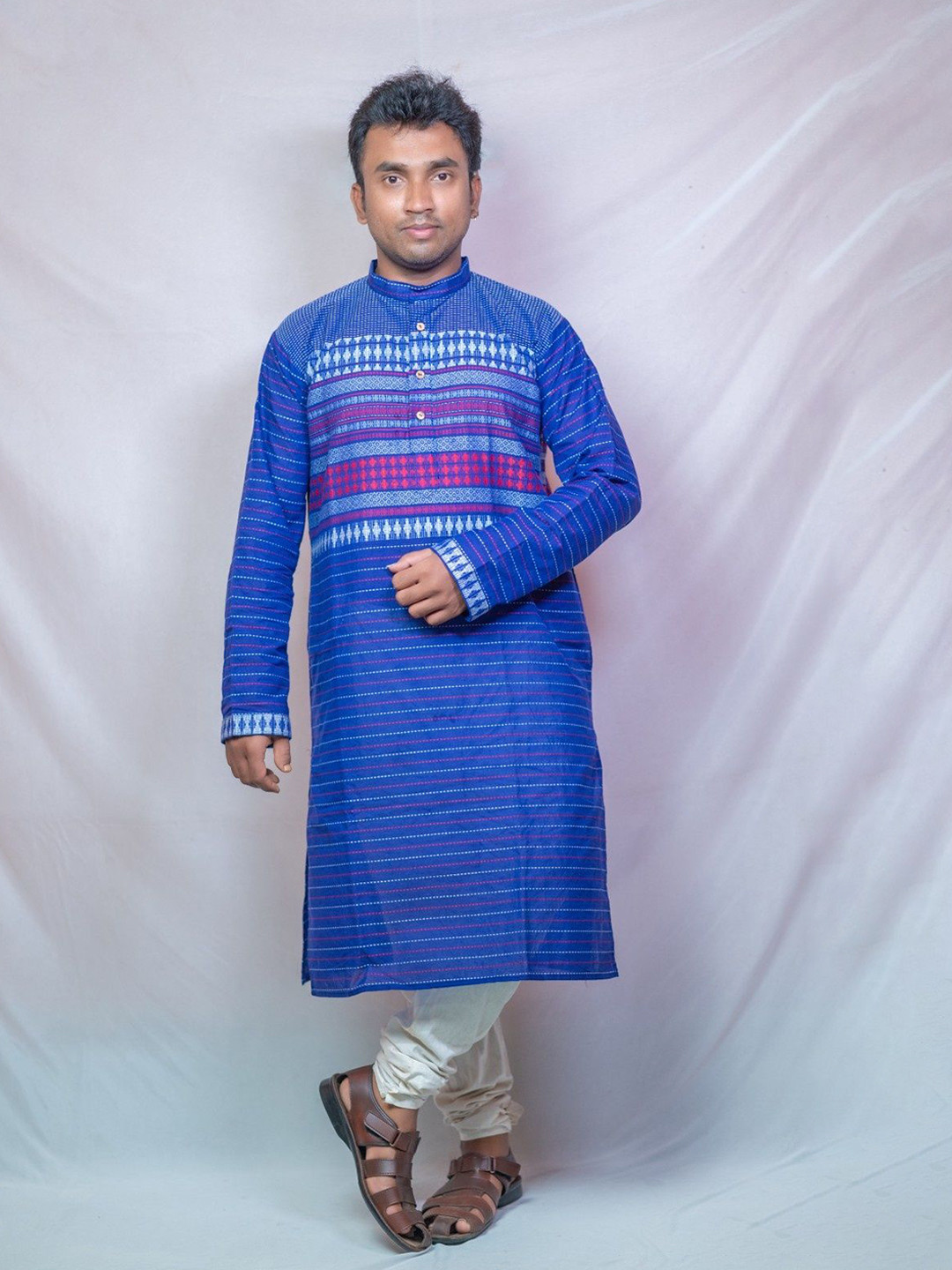 MONIGANGA COLLECTION Men Thread Work Kurta