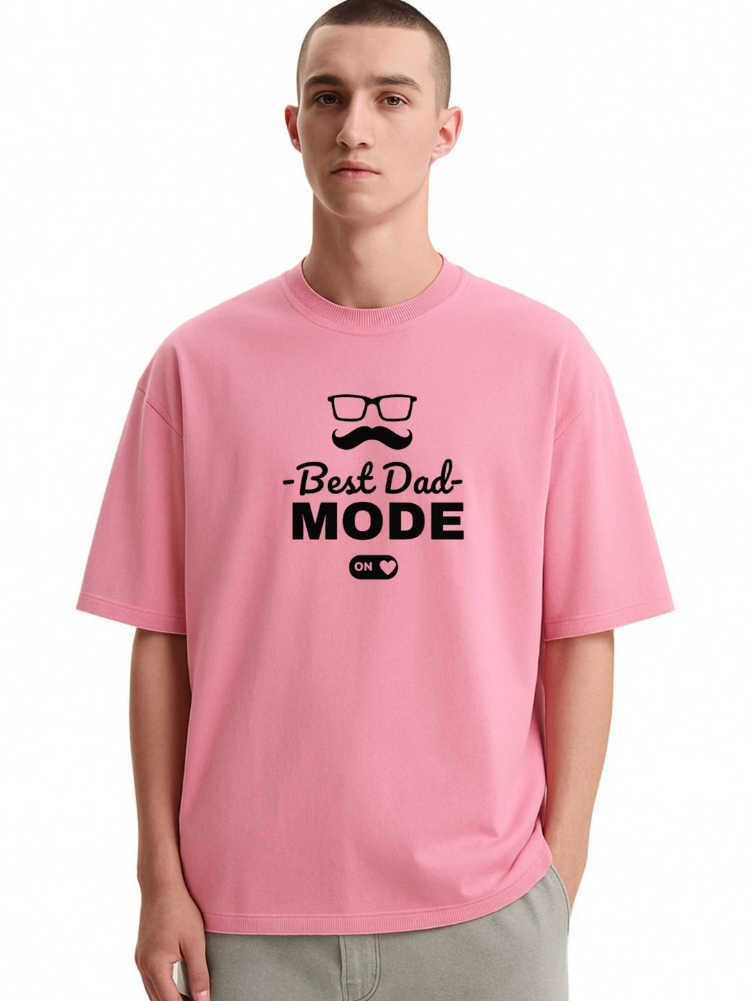 Fashnobic Men Dri-FIT Trendy Best Deal Mode Printed Round Neck Cotton Oversized T-shirt