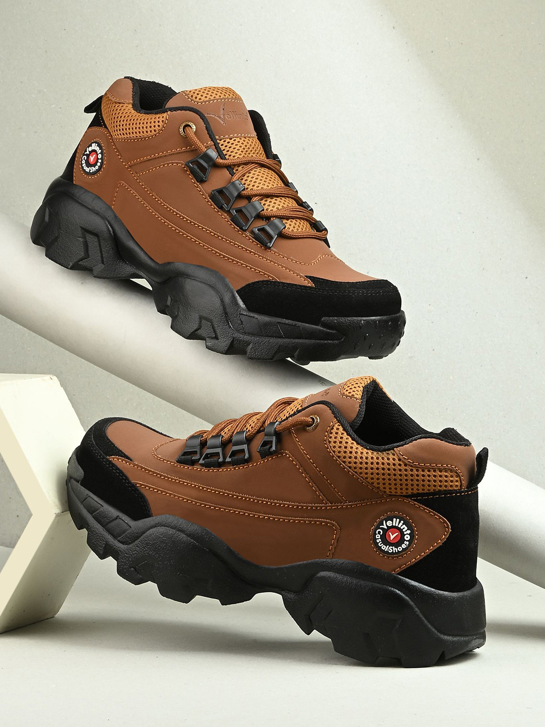 Vellinto TREKON Men Casual Block Biker Boots