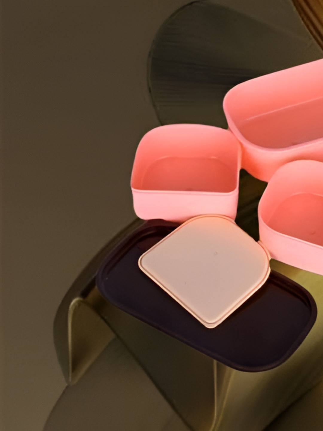 EVITA Orange Easy to Clean Lunch Box