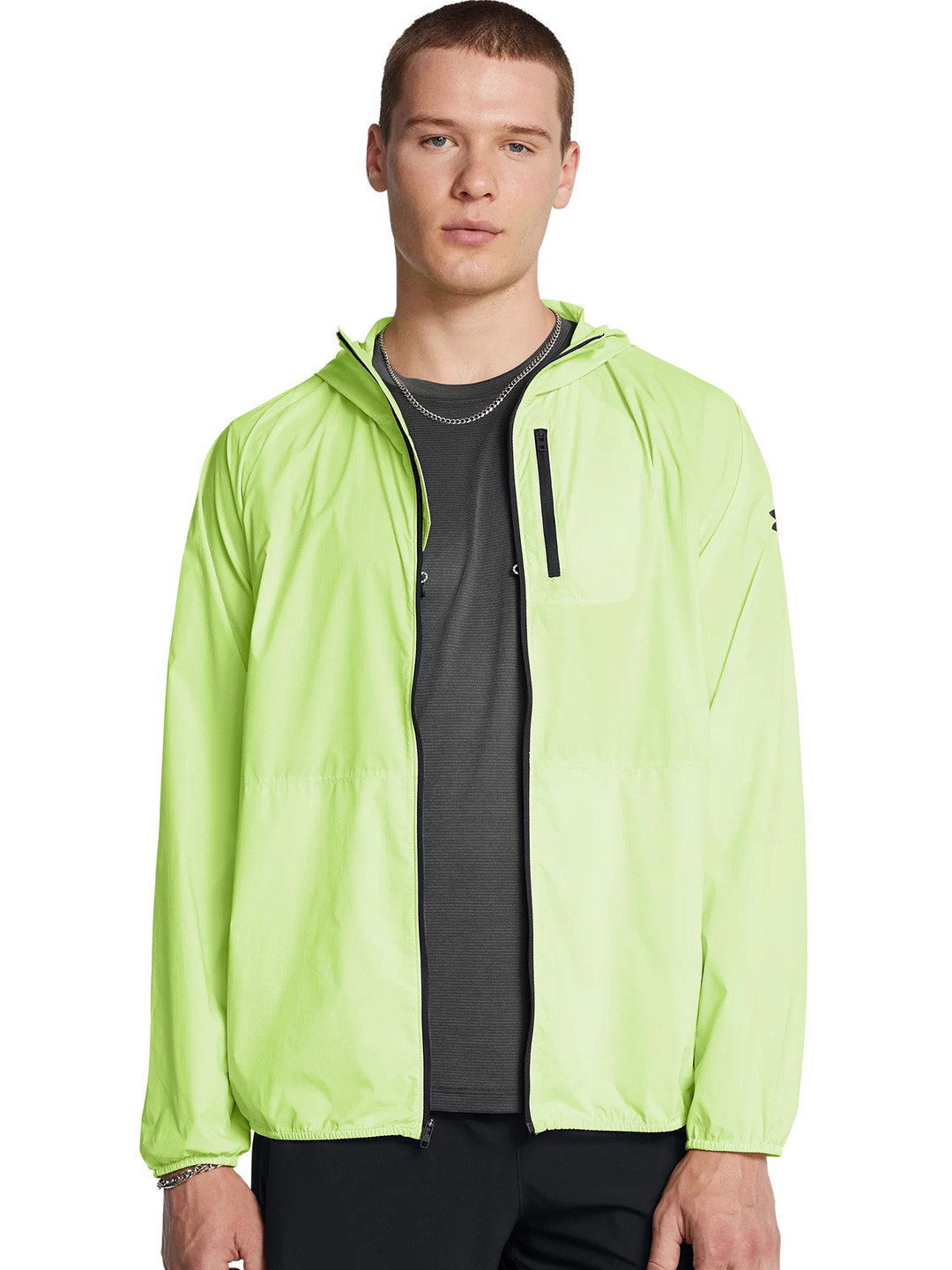 UNDER ARMOUR Launch Lightweight Hooded Jacket