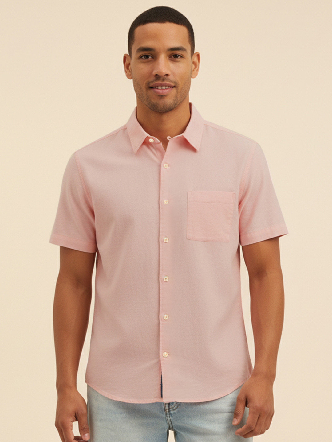 United Colors of Benetton Linen Cotton Casual Shirt