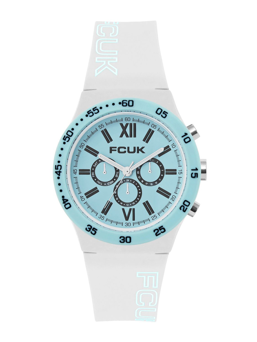 FCUK Romark Unisex Solid Dial & Straps Analogue Watch FC194W