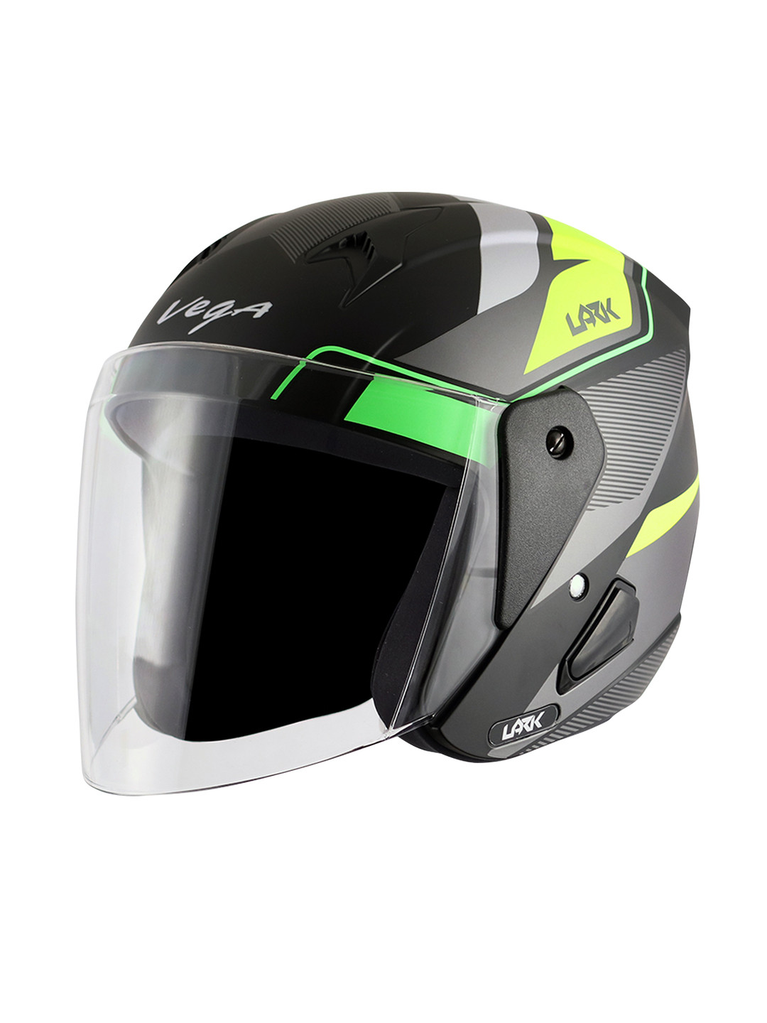 VEGA Unisex Lark Twist ISI Certified Lightweight Open Face Helmet