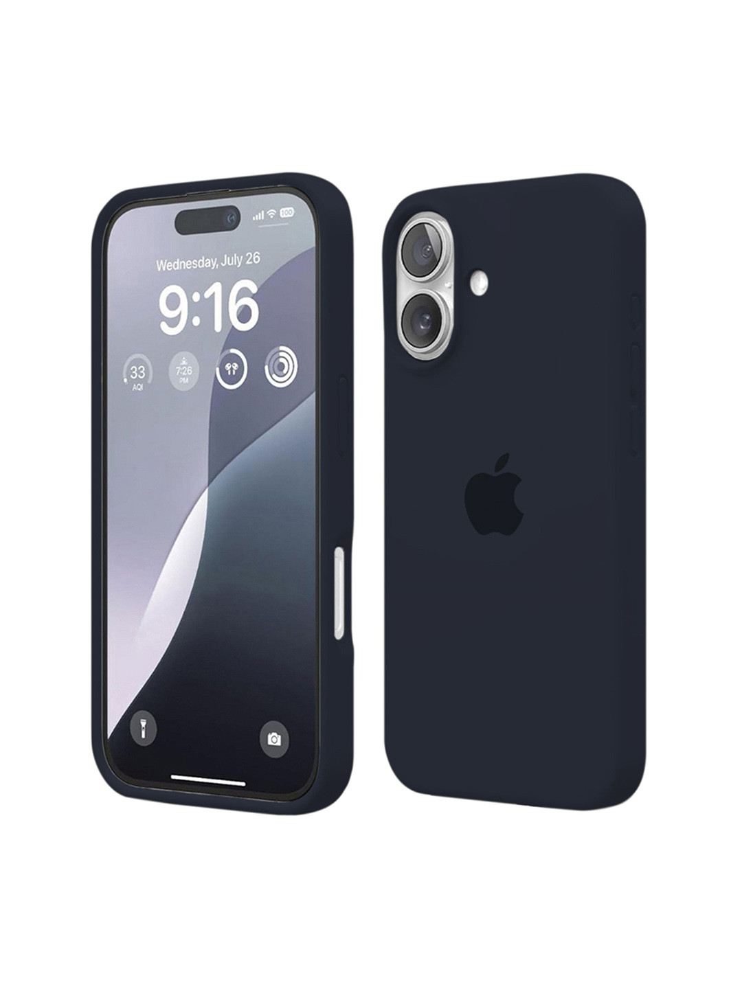 INNOPACE Unisex iPhone 16 Solid Drop Protection Back Case