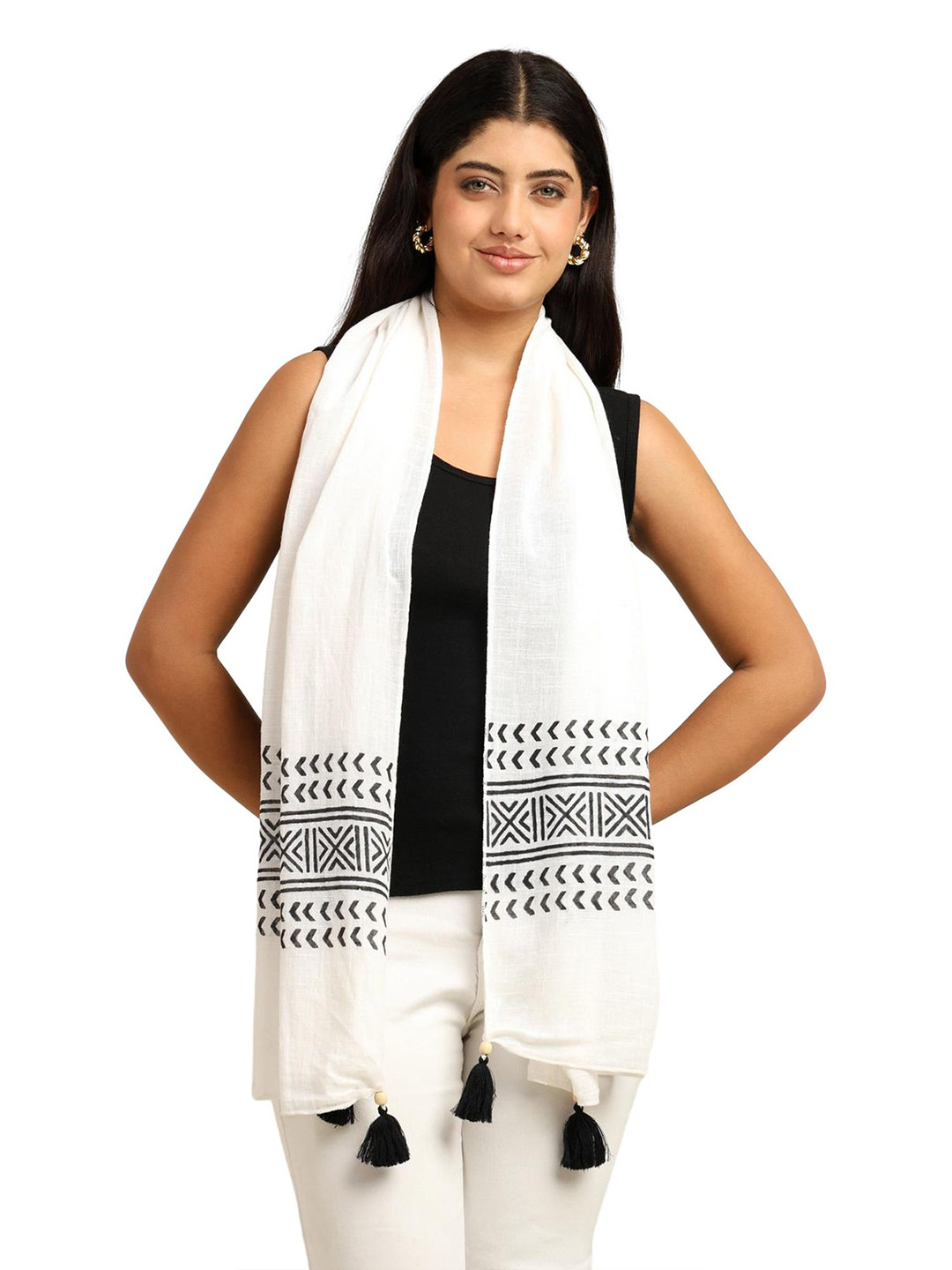 GALE GIRLS Women Cotton Printed Scarf