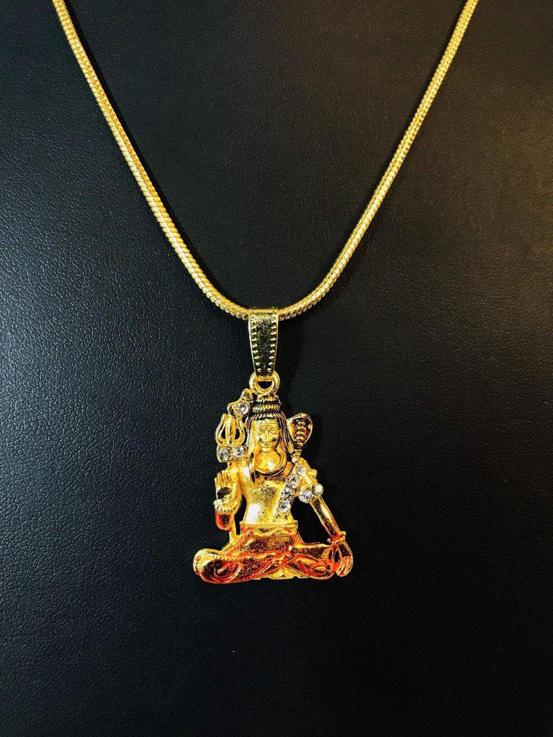 Basukiya Unisex Shri Bholenath Pendant With Chain