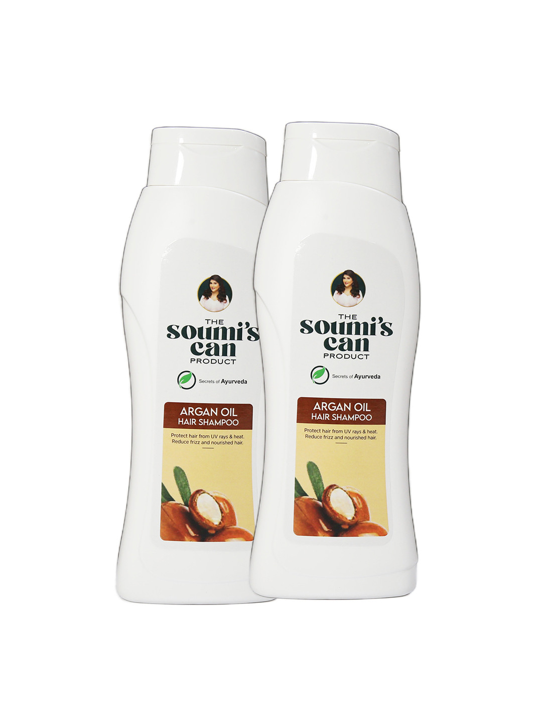 THE SOUMI'S CAN PRODUCT Pack of 2 Argan Oil Hair Shampoo - 200ml Each