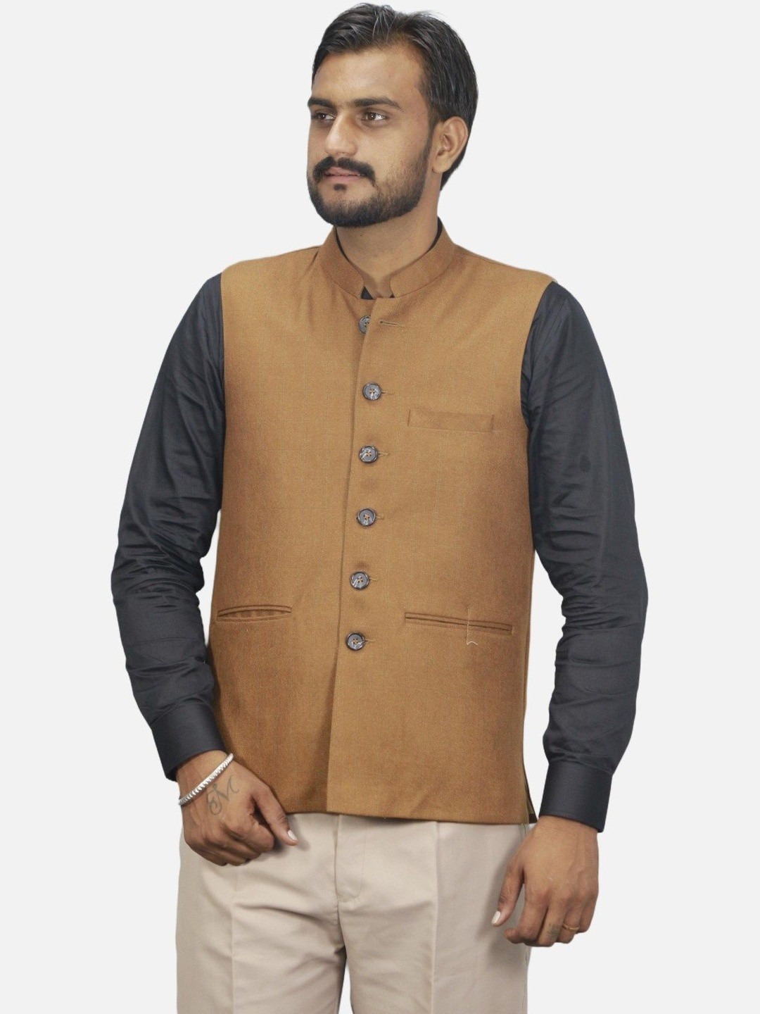 GARGIAN Master Cut Men Open Front Jacket