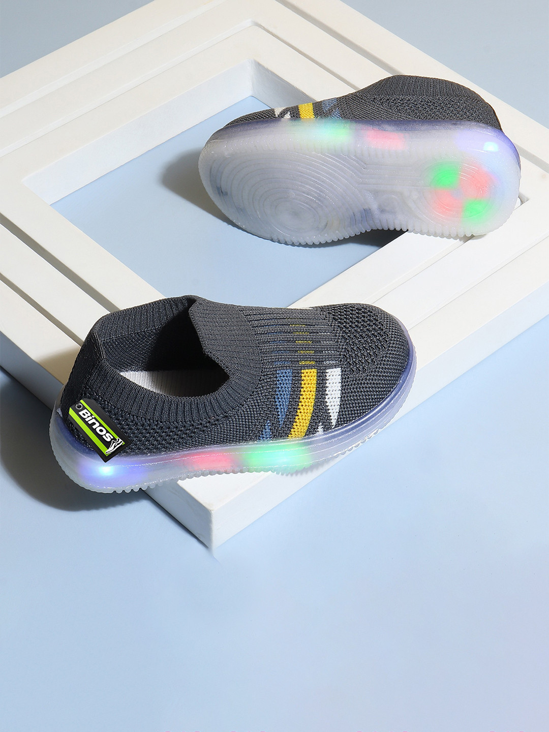 Binos Kids Jugnu Textured Sneakers