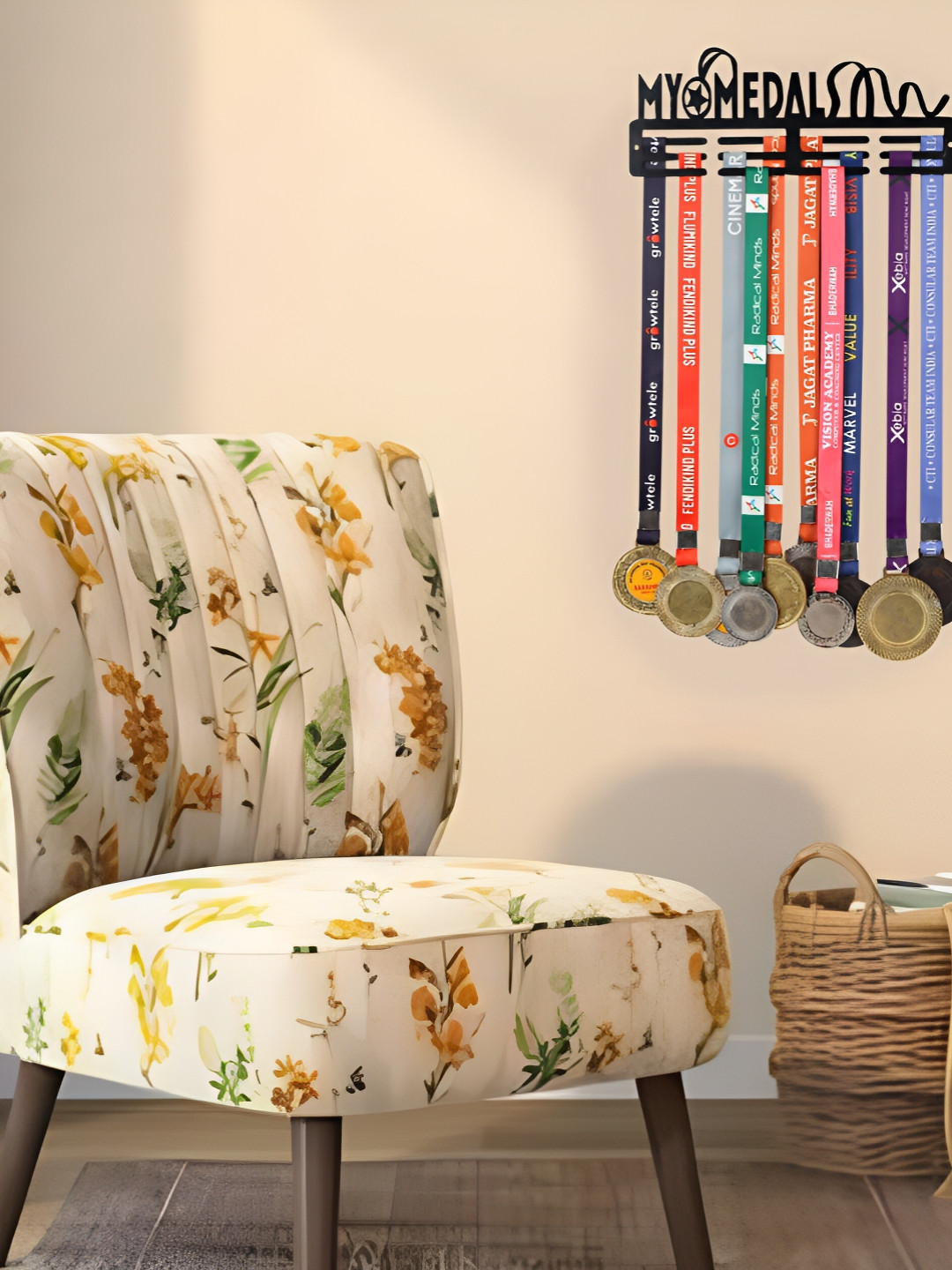 RAOOFA CRAFTS Black My Medal Durable Medal Hanger