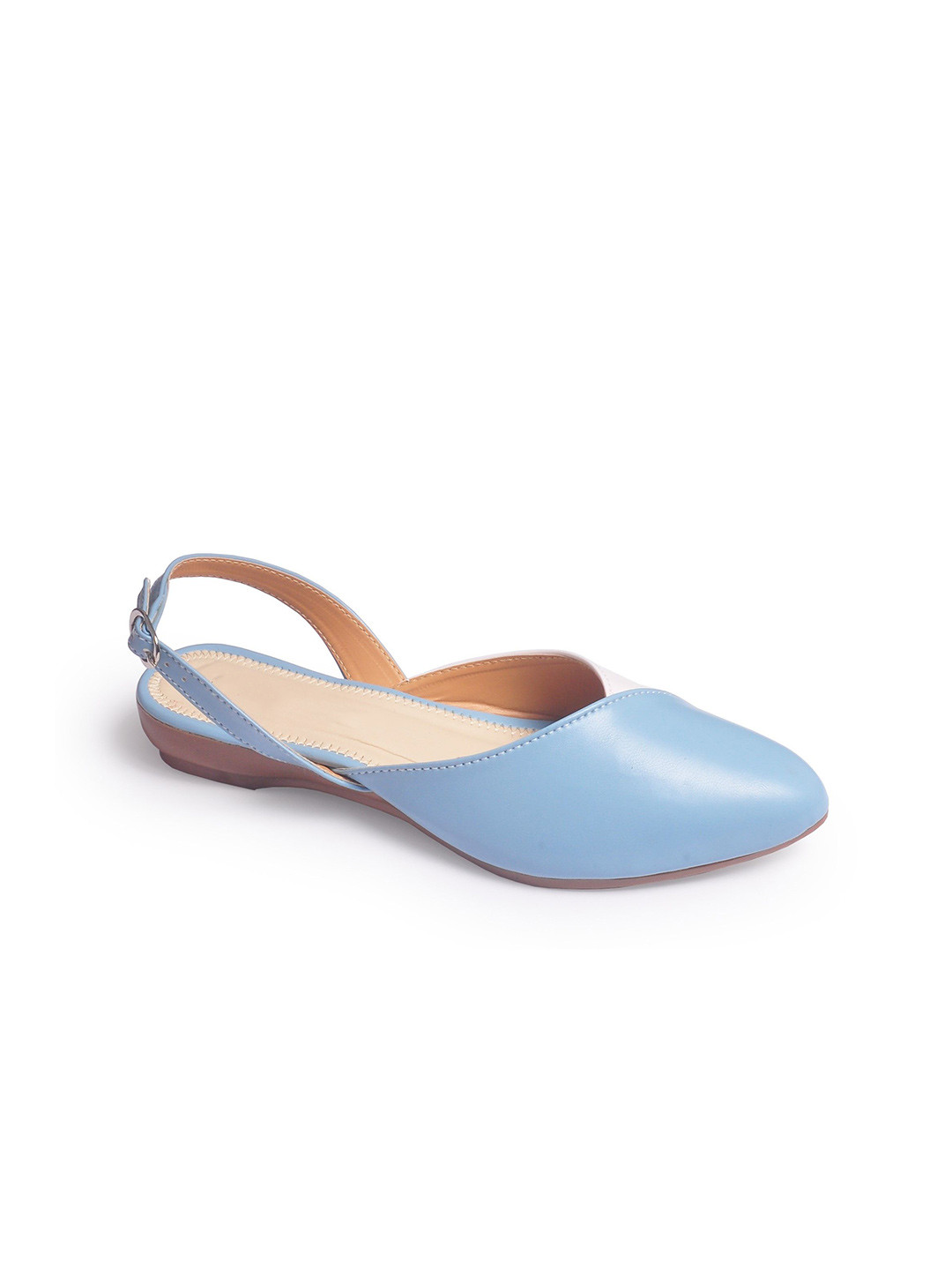 CANVI - TAKE CHANGE TO MAKE CHANGE Women Colourblocked Slingback Flats
