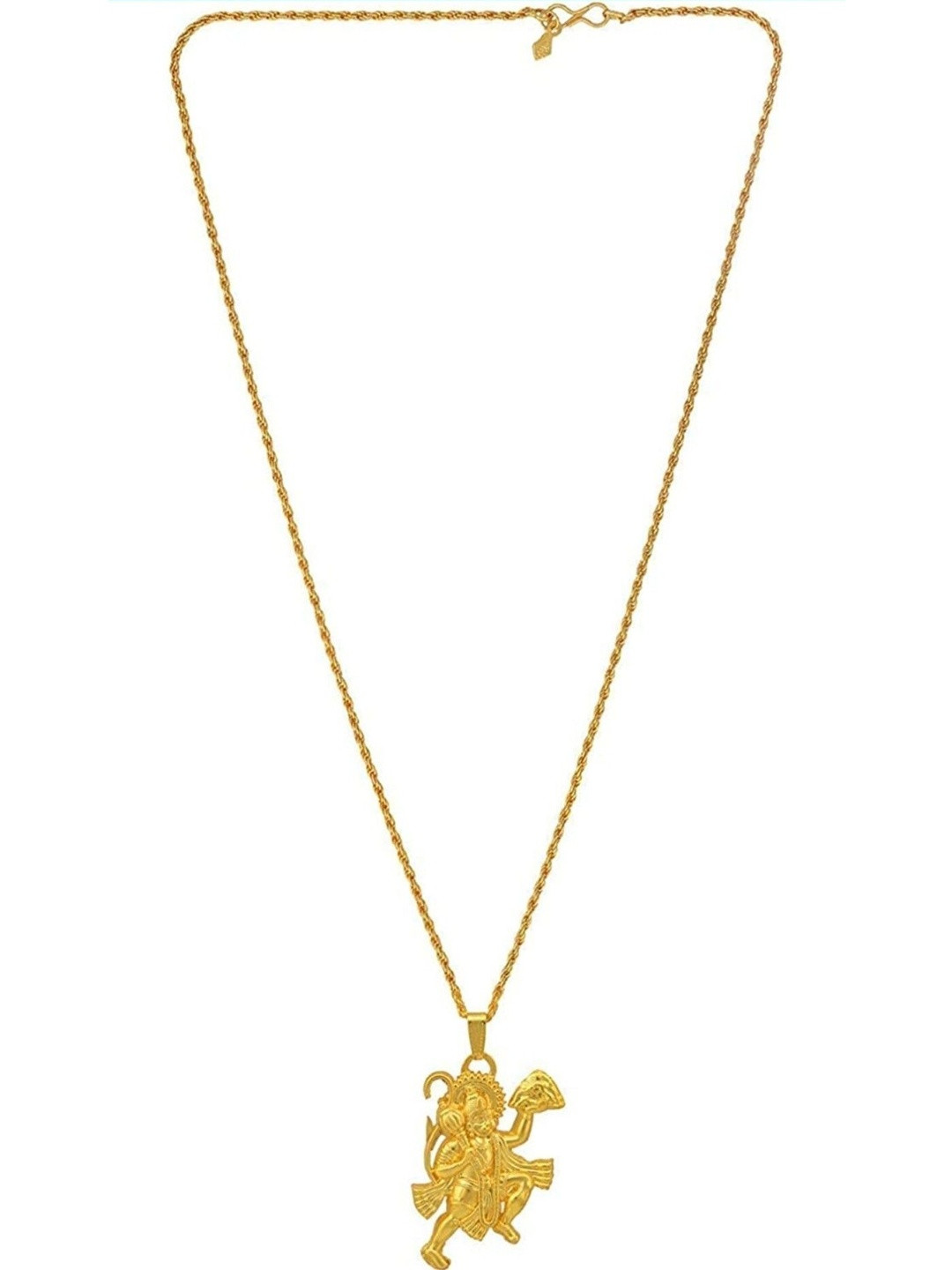 Basukiya Unisex Brass Lord Hanuman Chain