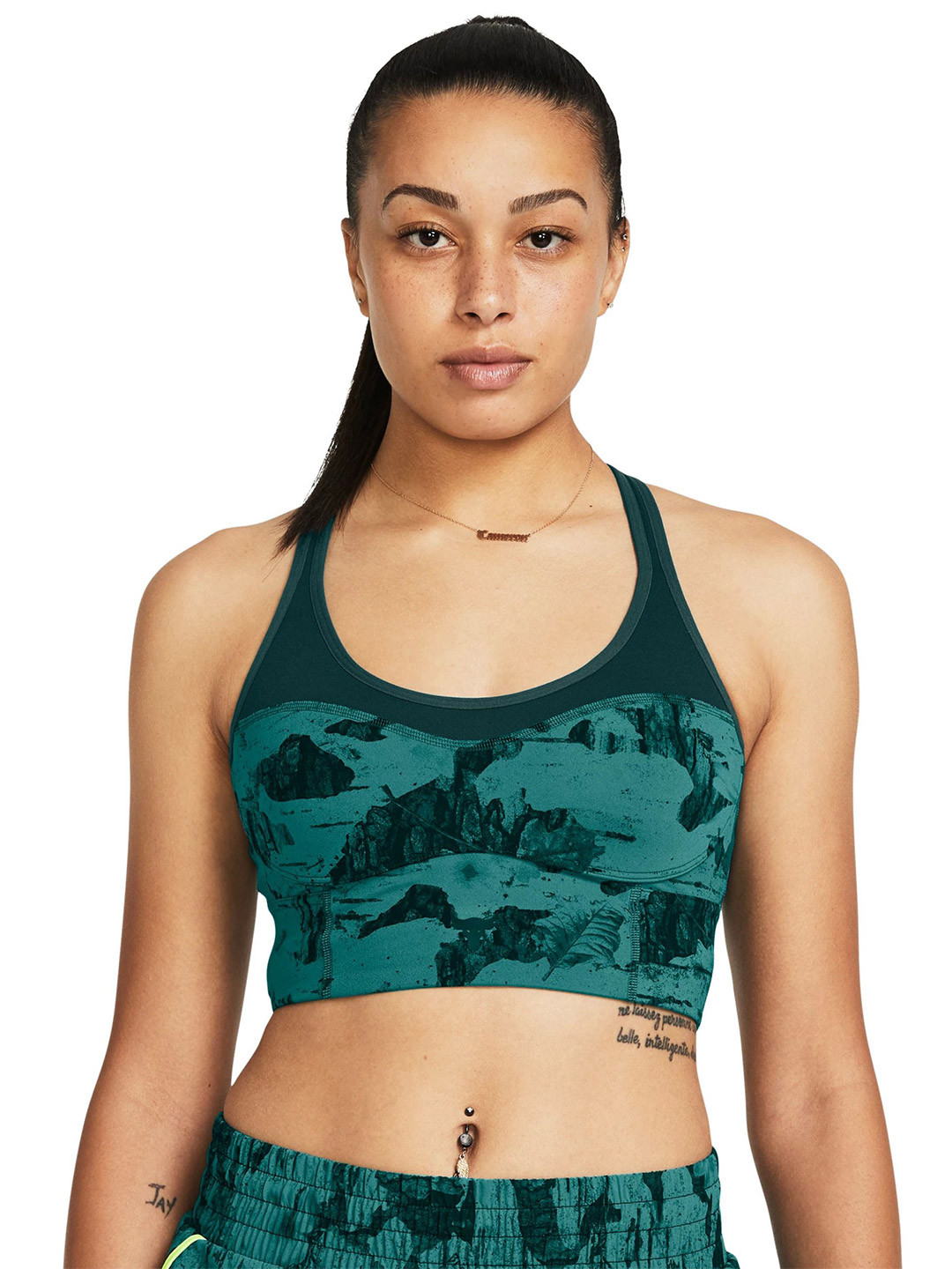 UNDER ARMOUR Project Rock Medium Support Infinity Printed Sports Bra