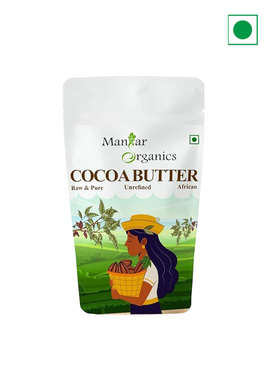 ManHar Organics Raw Organic Coco Butter - 500 g