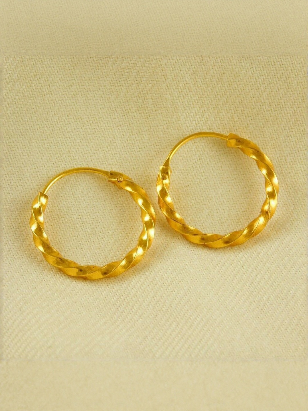 SHREE KRISHNA SHOPPING  Gold-Plated Copper Earrings