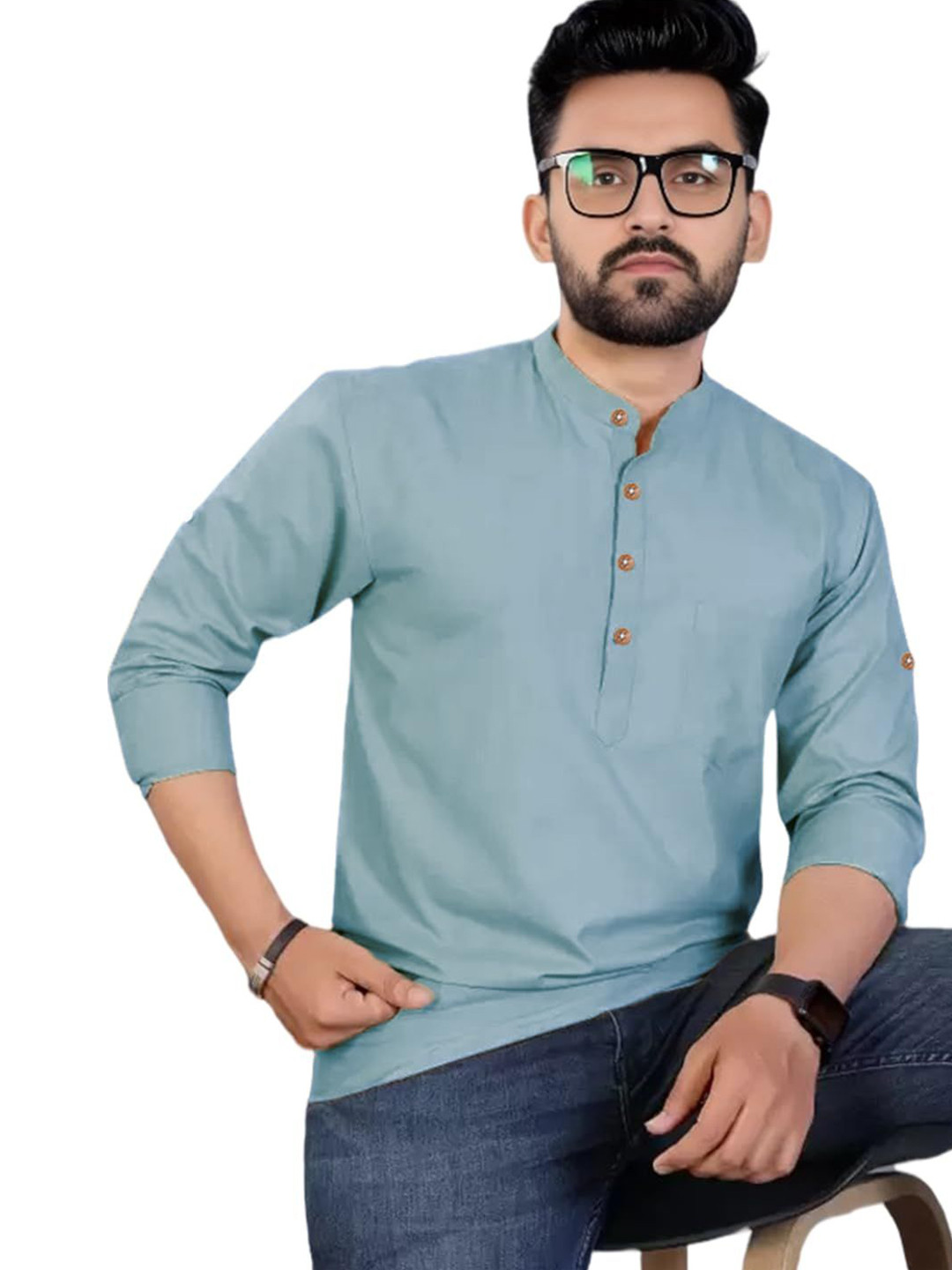 granthy Men  Short Kurta