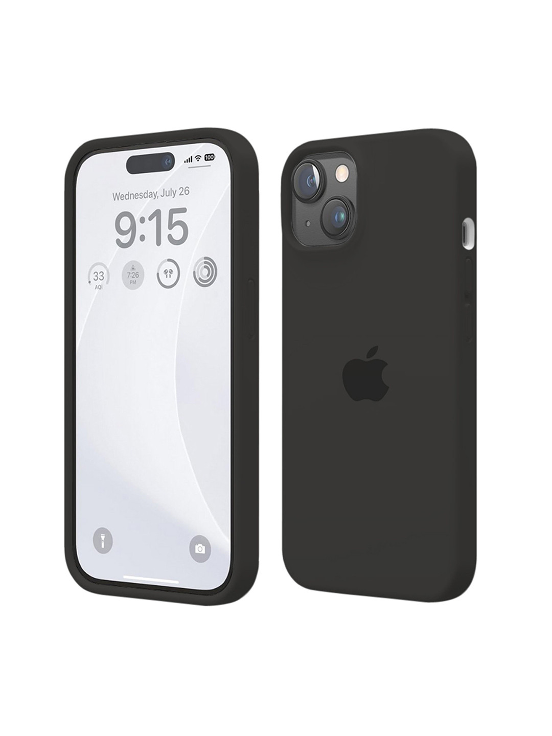 INNOPACE Silicone iPhone 12 Back Case