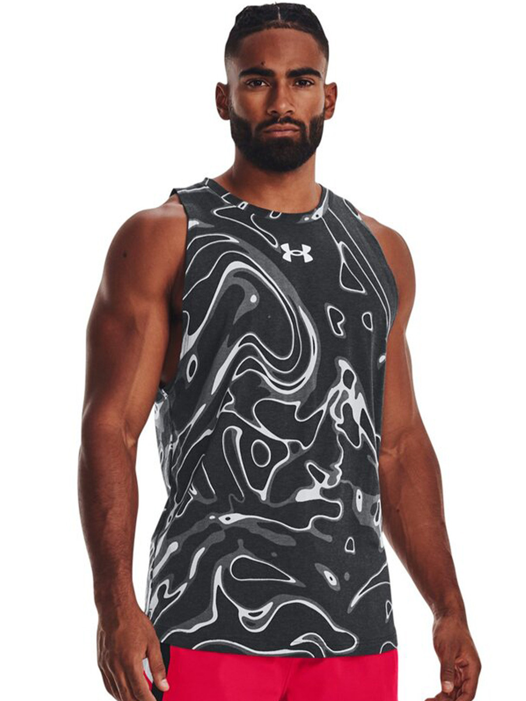 UNDER ARMOUR Men Printed Tank T-Shirt