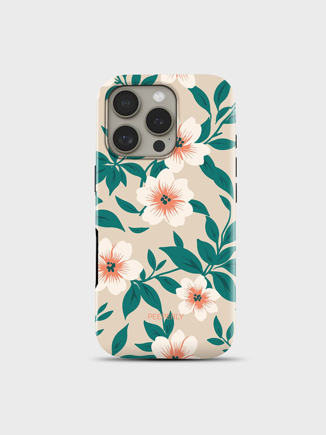 PEEPERLY Unisex iPhone 13 Pro Max Floral Impact Resistant Serenity Dreams Back Case