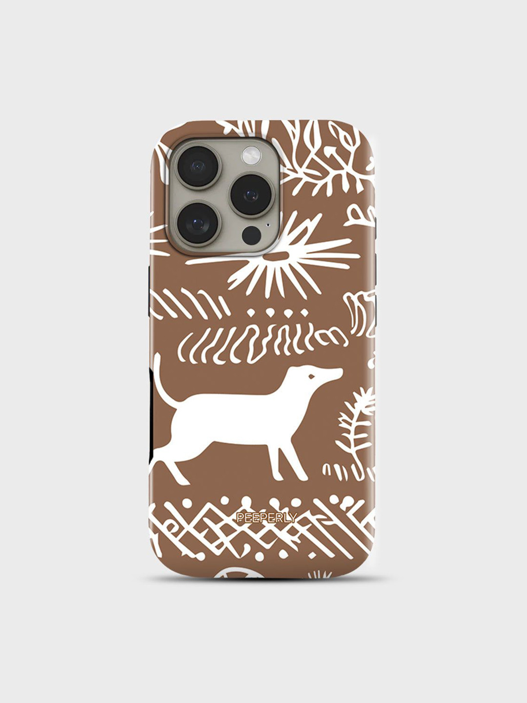 PEEPERLY Wild Canvark Printed iPhone 13 Pro Max Back Case Mobile Accessories