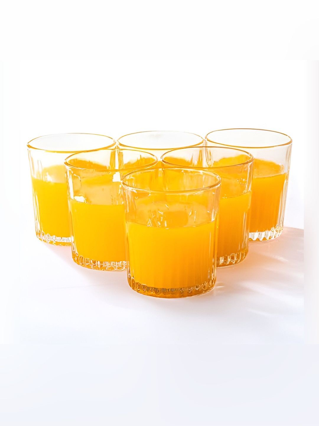 HTC GLASSWARE Transparent 6 Pieces Dishwasher Safe Water Glass