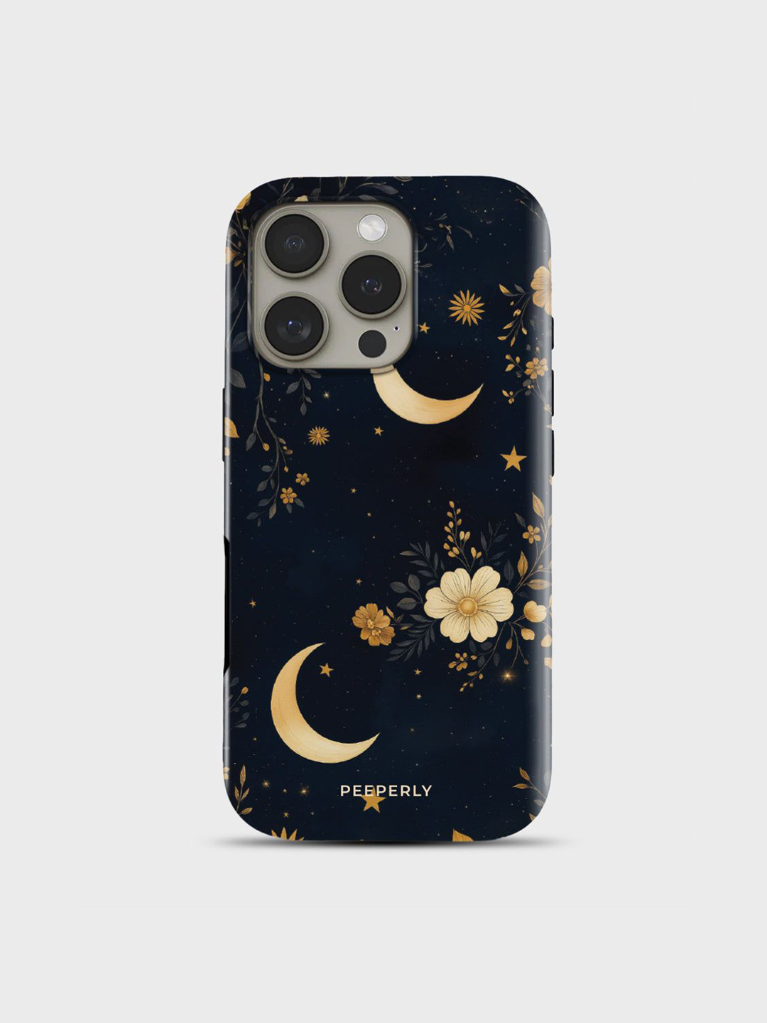 PEEPERLY Unisex iPhone 13 Pro Max Floral Impact Resistant Cosmic Spells Back Case