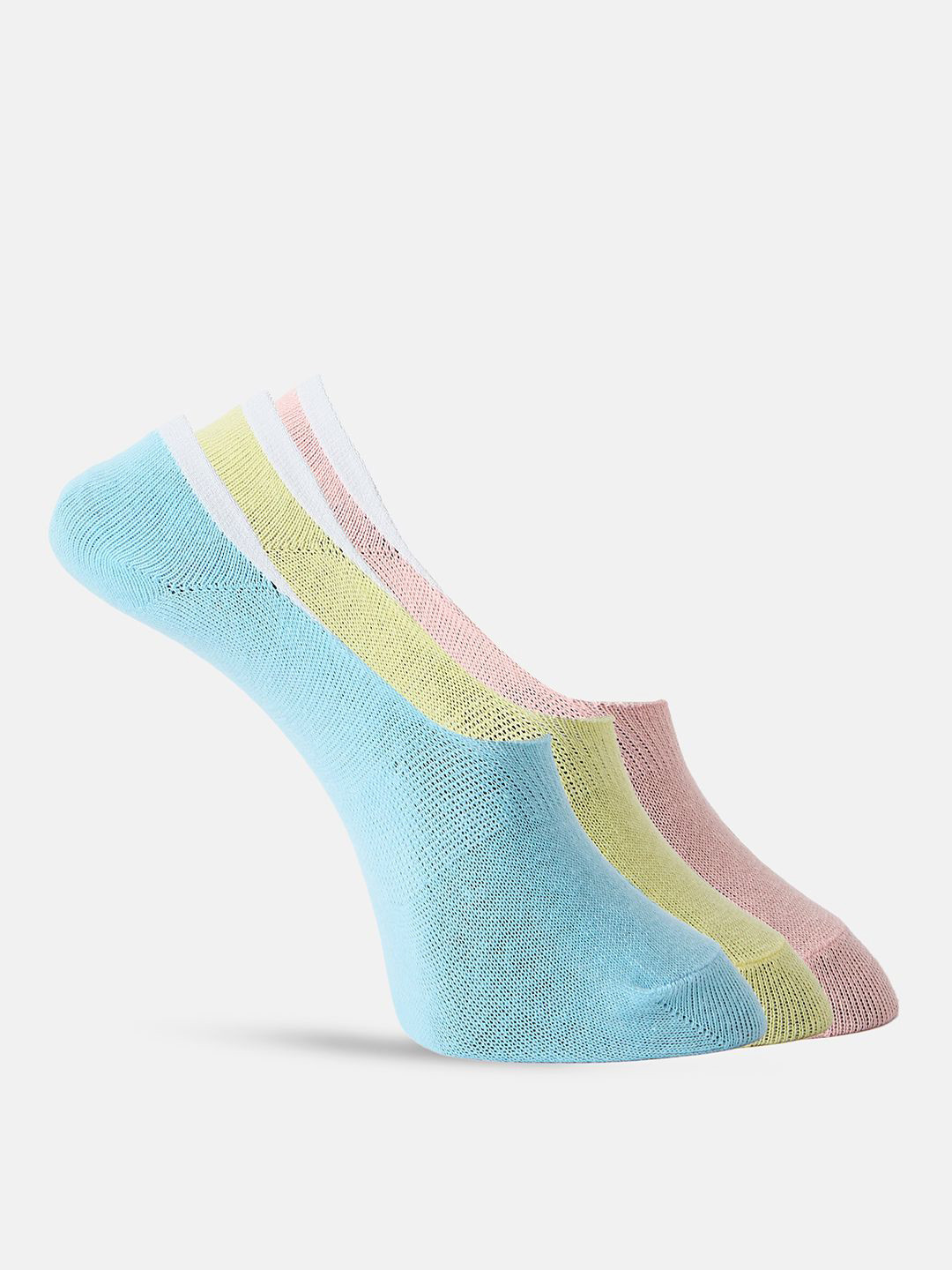 glitchez Women Pack of 3 Cotton Shoe Liners