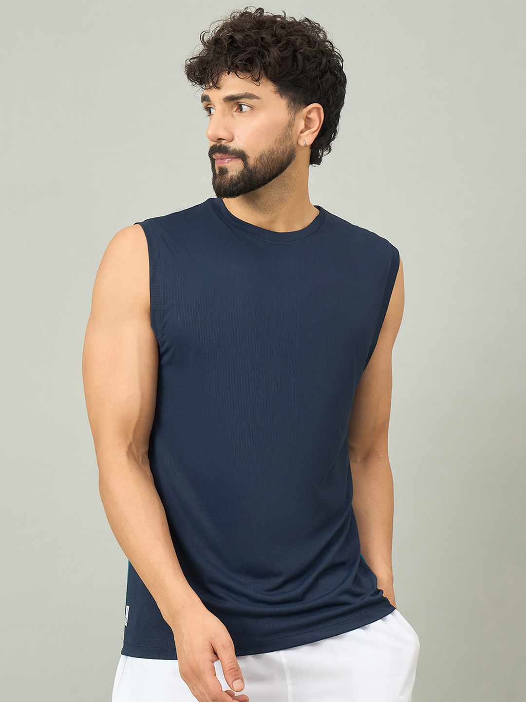 DIDA Colourblocked Cut-Sleeve Dri-FIT T-Shirt