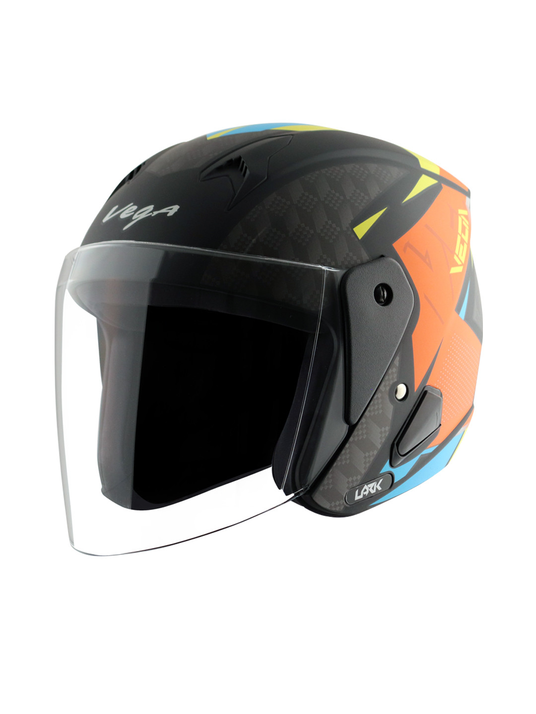 VEGA Unisex Lark Twist ISI Certified Lightweight Open Face Helmet - M