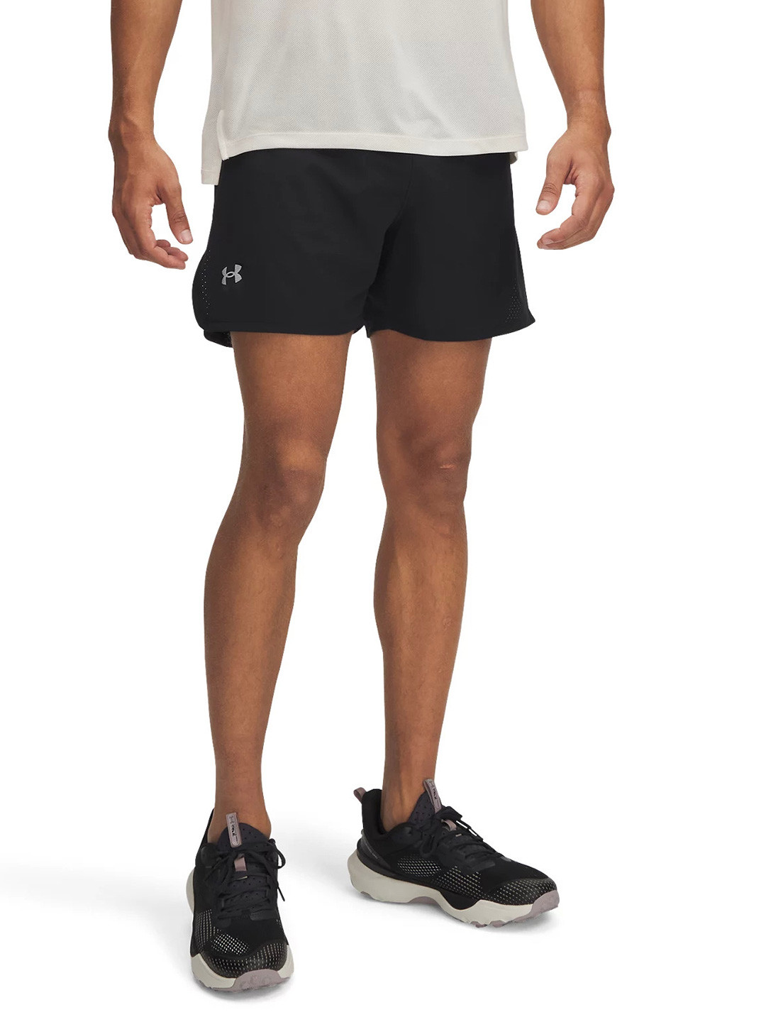 UNDER ARMOUR Men Slim-Fit Trail Run Launch Sports Shorts