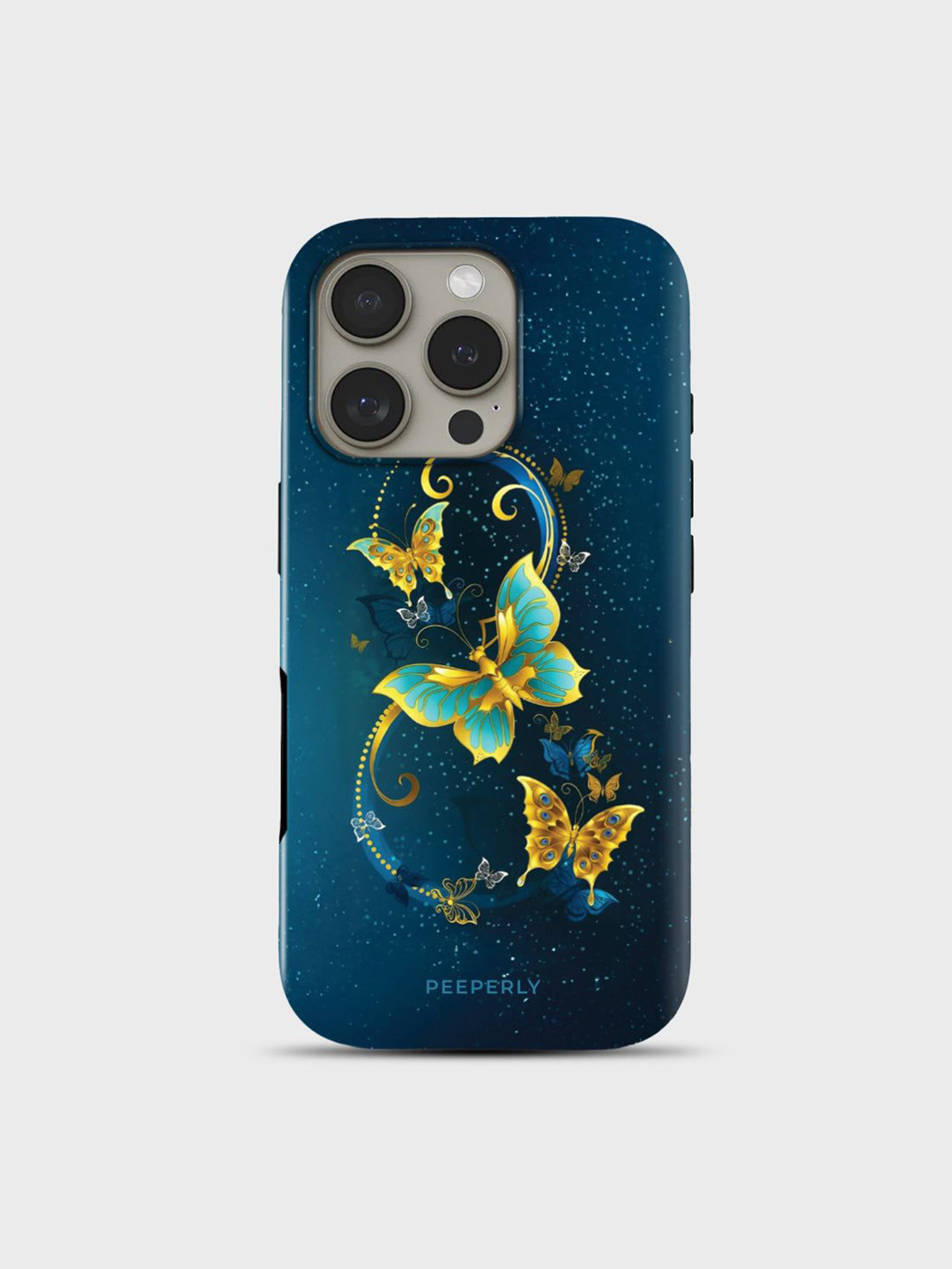 PEEPERLY Unisex iPhone 13 Pro Max Quirky Impact Resistant Wings of Light Back Case