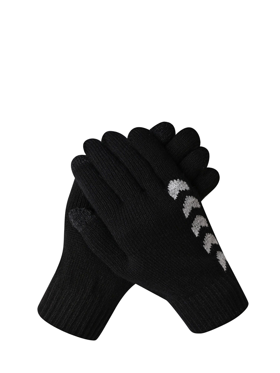 LOOM LEGACY Men Patterned Winter Wear Touchscreen Gloves