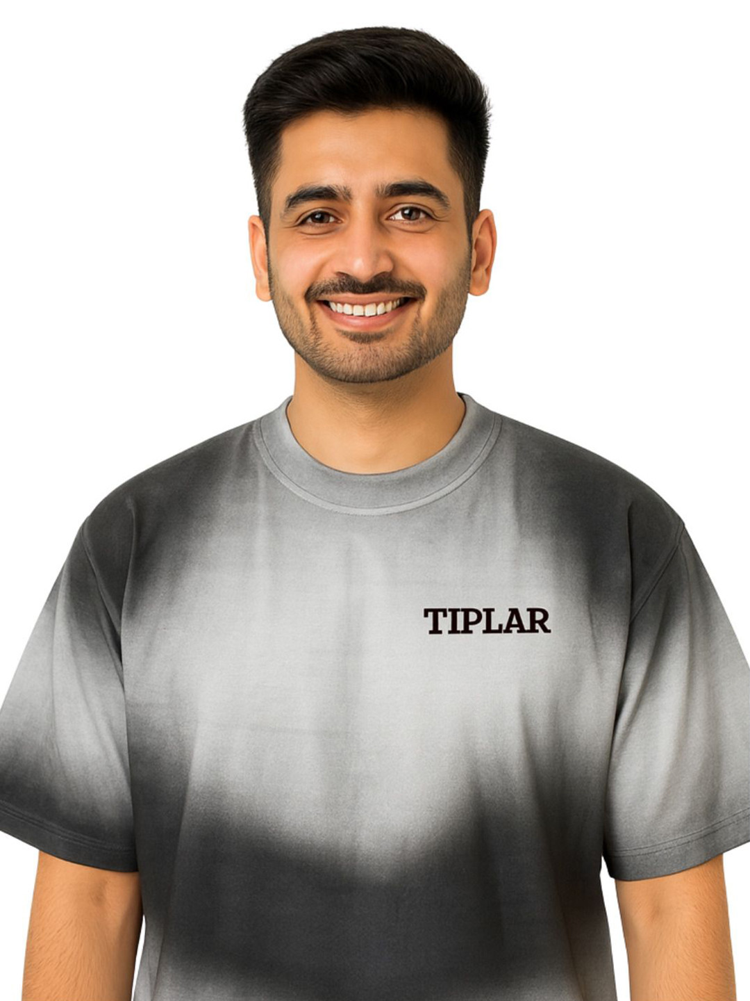 TIPLAR Men Typography Printed Round Neck Cotton Relaxed Fit T-shirt