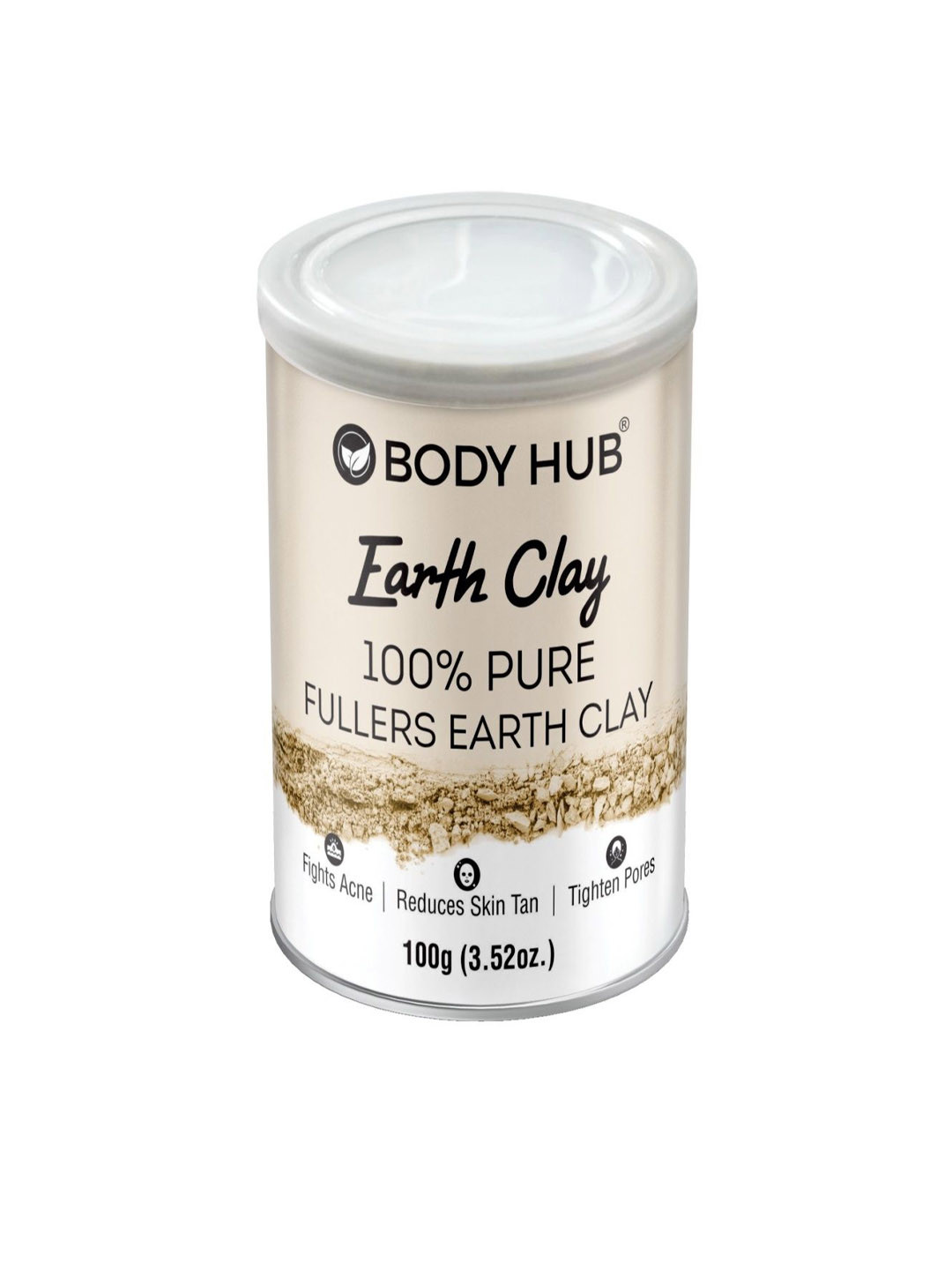 Bodyhub Earth Clay 100% Pure Fuller Earth Clay - 100 g