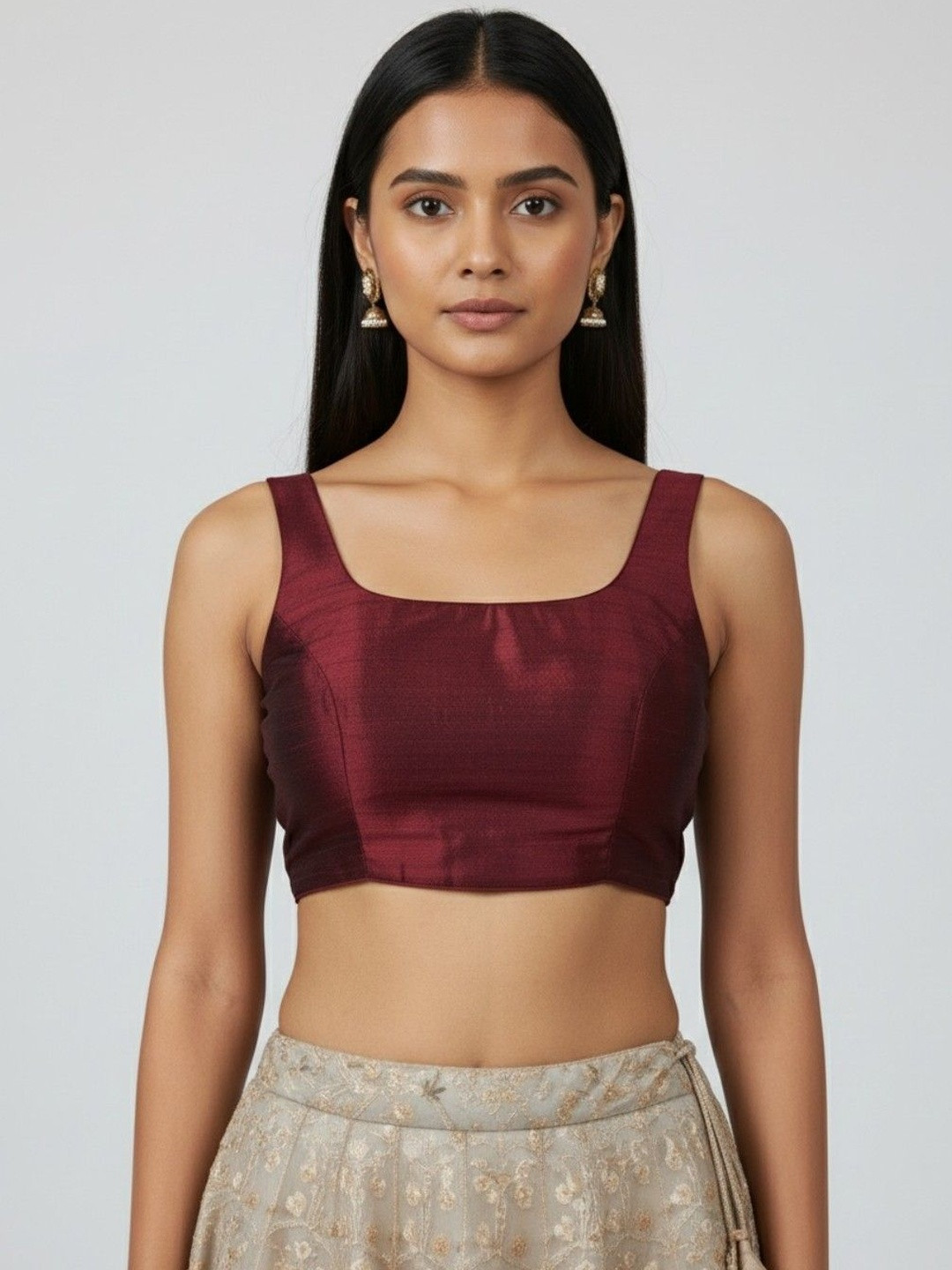 Suha Scoop Neck Saree Blouse