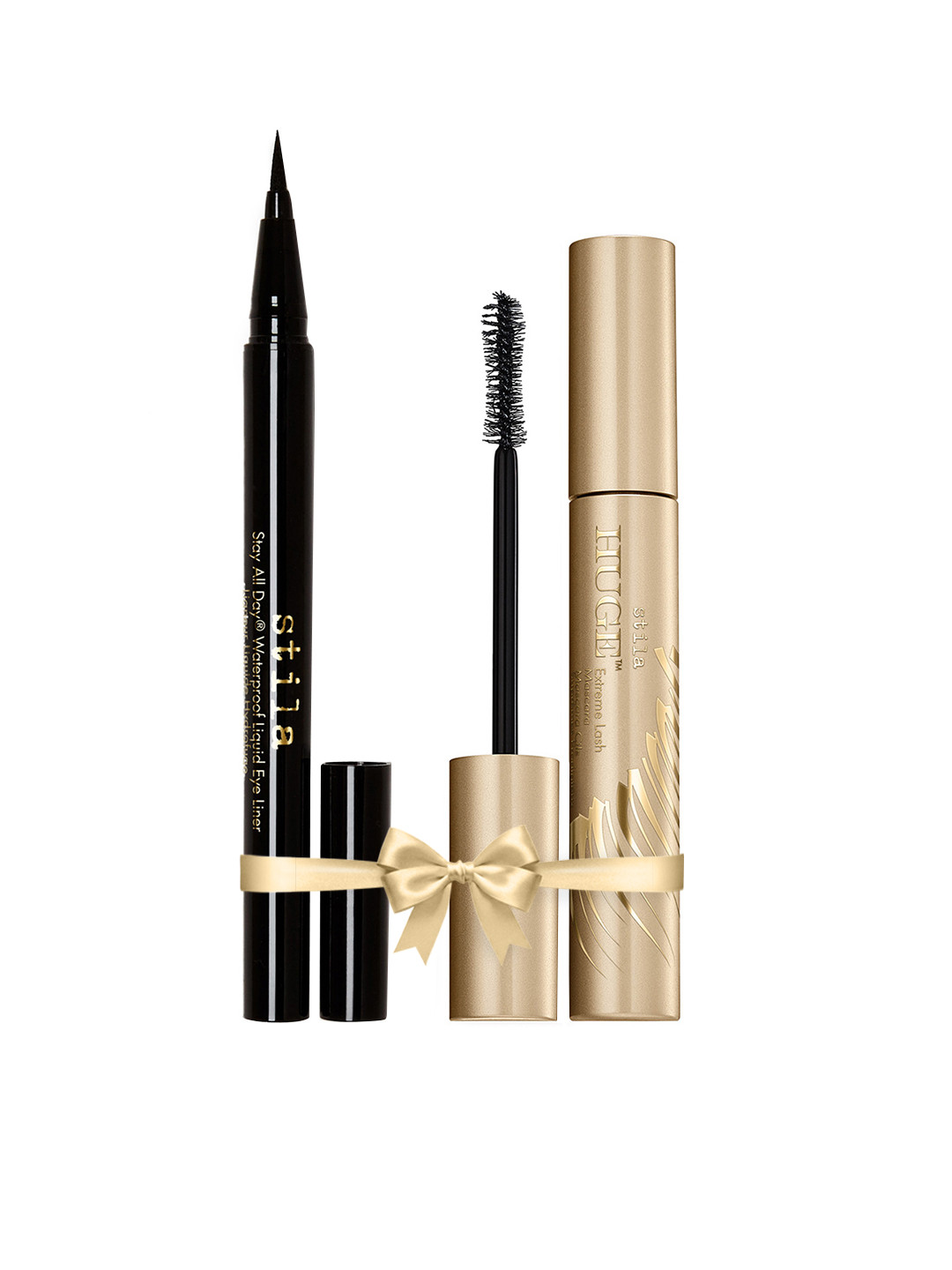 Stila Set Of Liquid Eye Liner & Volumizing Mascara - 5ml + 13ml