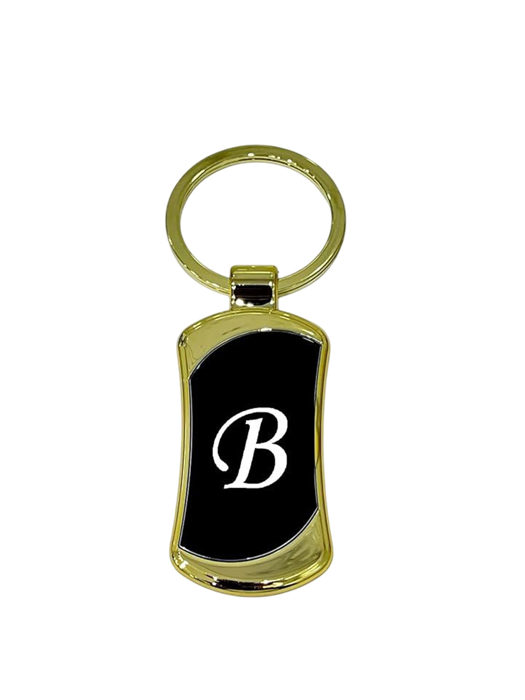 AUGEN Stainless Steel Alphabet Letter B Key chain