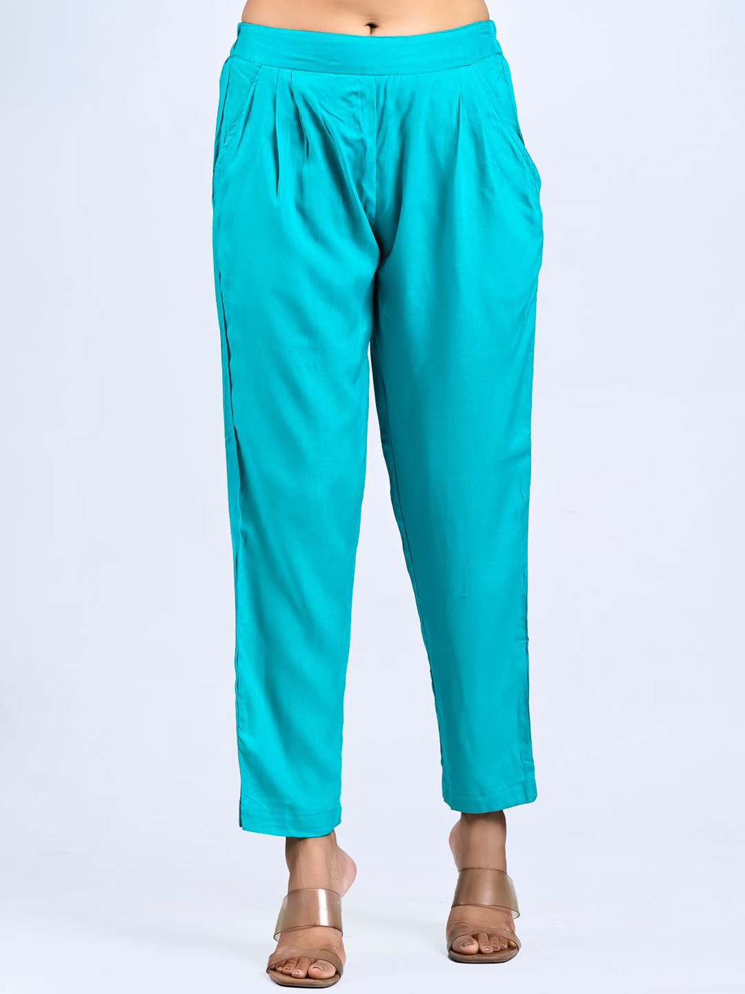 PalloStyle Women Tailored Easy Wash Cotton Trouser